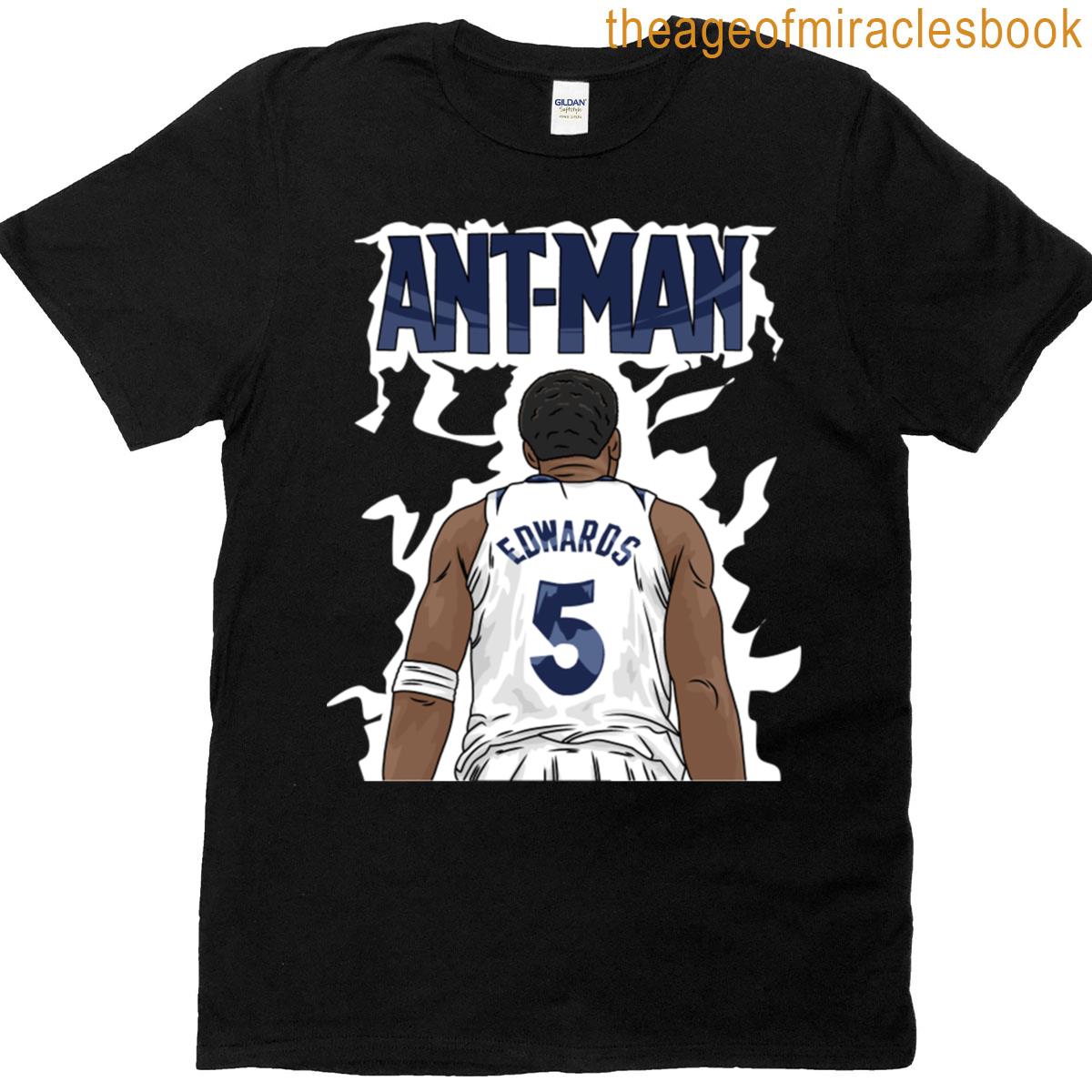 Anthony Ant-man Edwards Cartoon Flat Style T-shirt