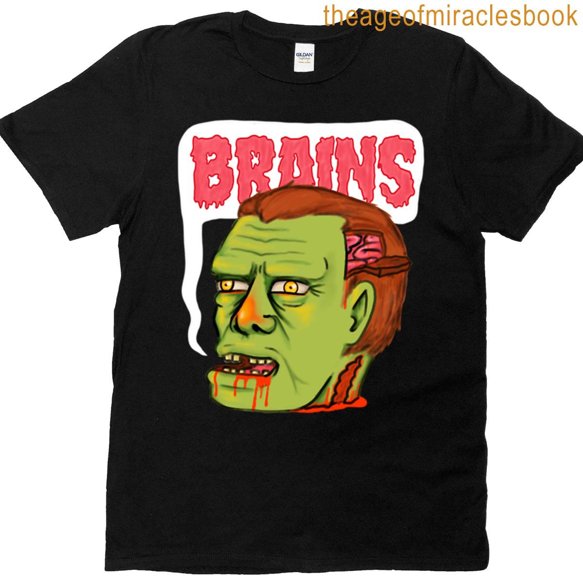 Brains The Original Zombie Script T-shirt