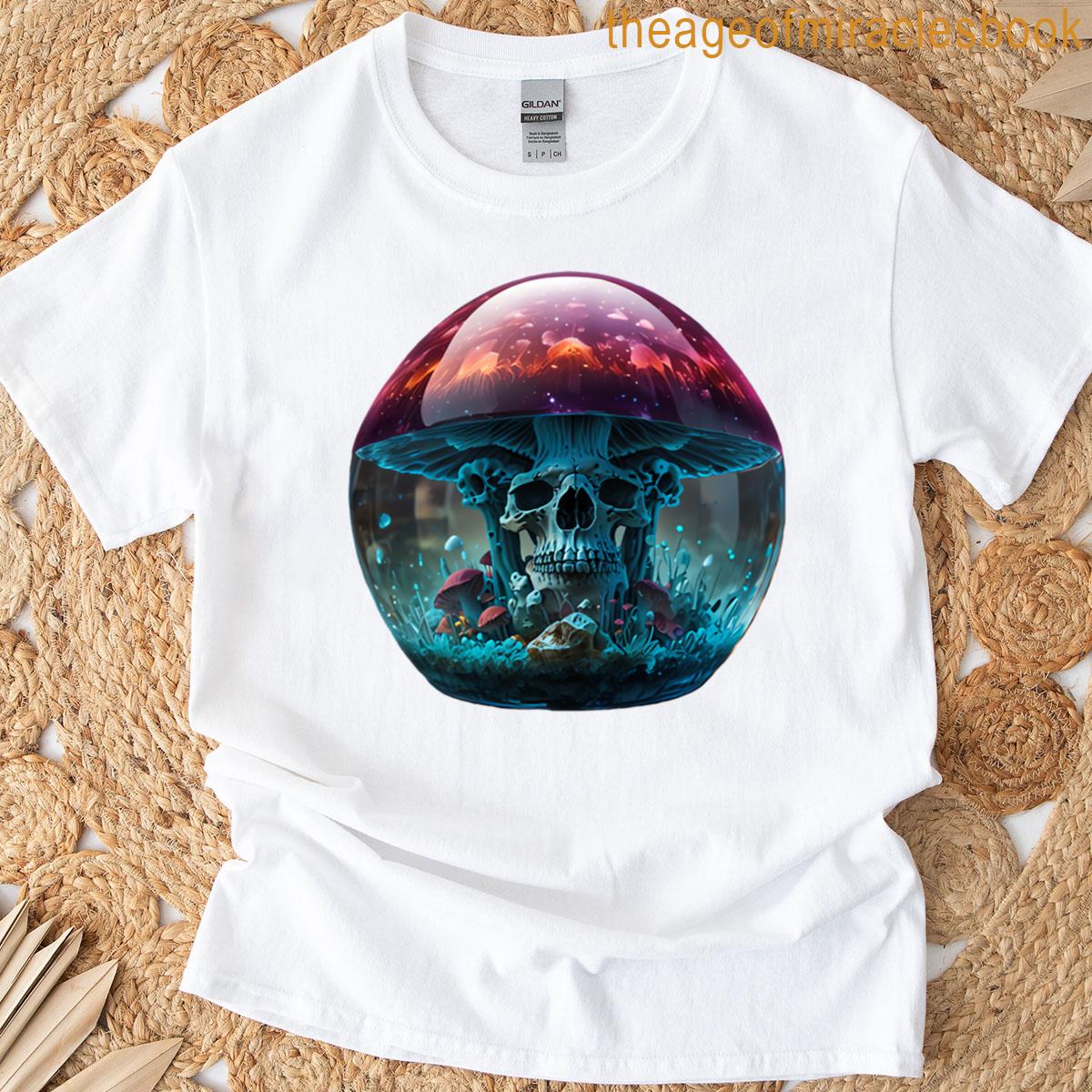 Cosmic Skull Terrarium T-shirt