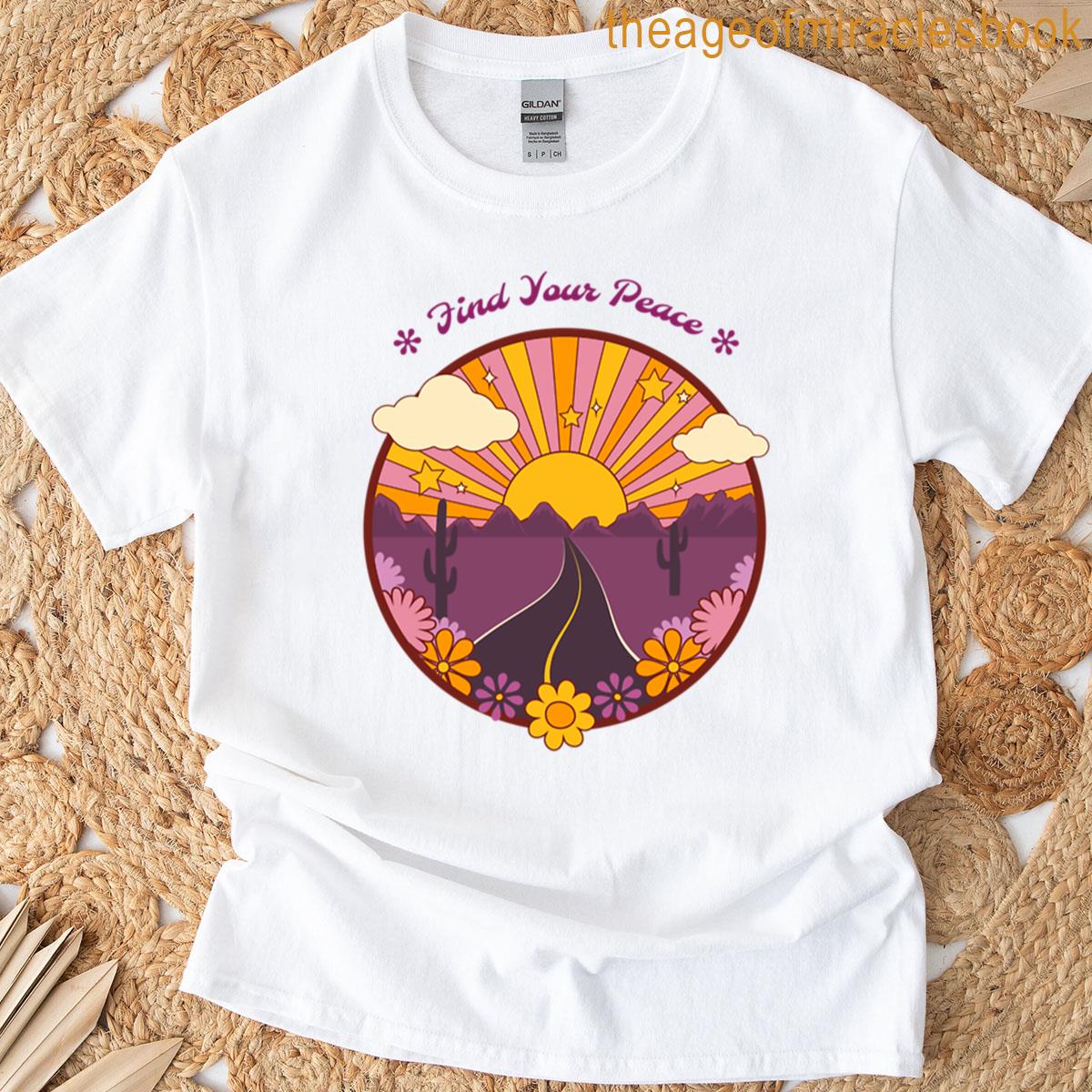 Find Your Peace Retro Vibe T-shirt