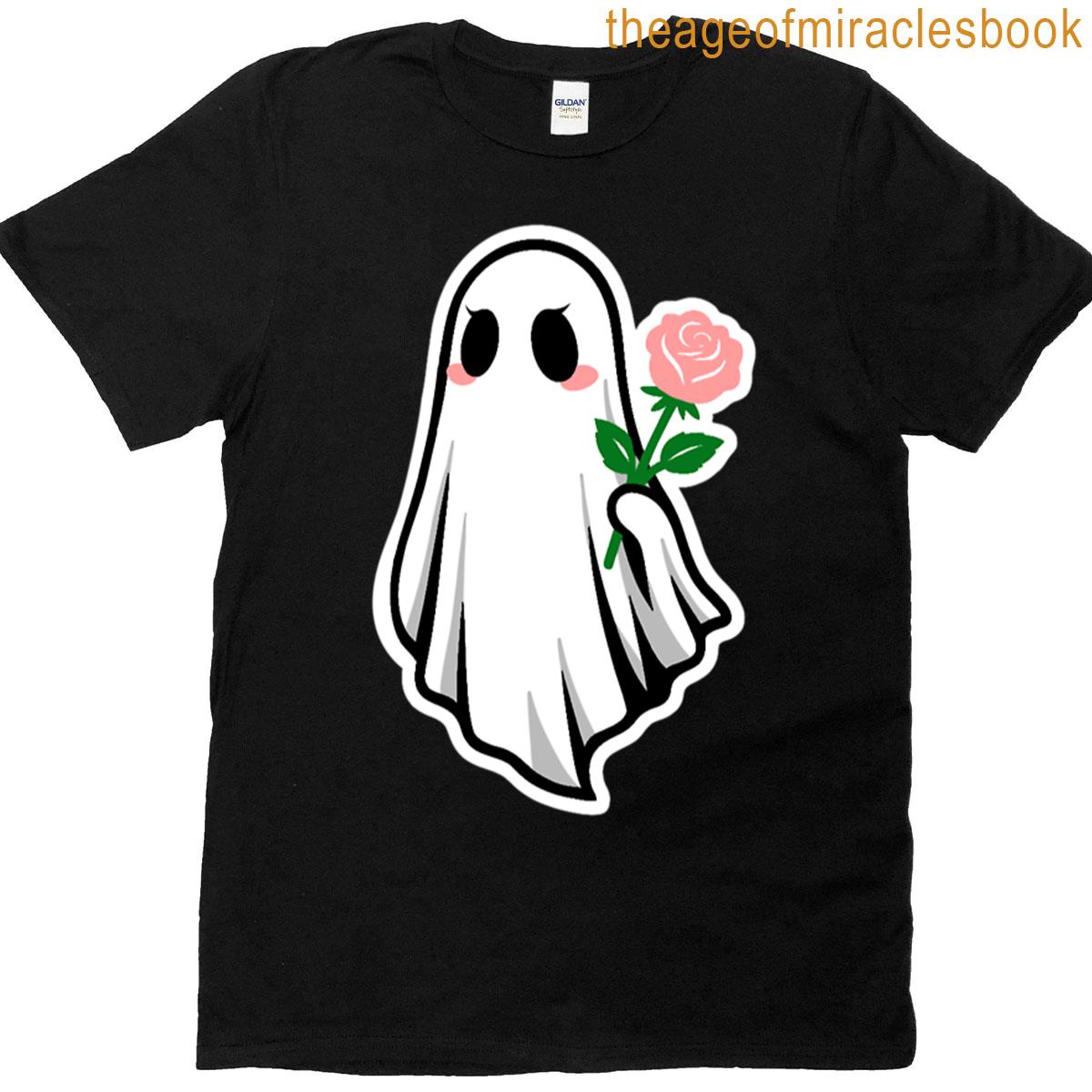 Ghost Holding A Rose T-shirt