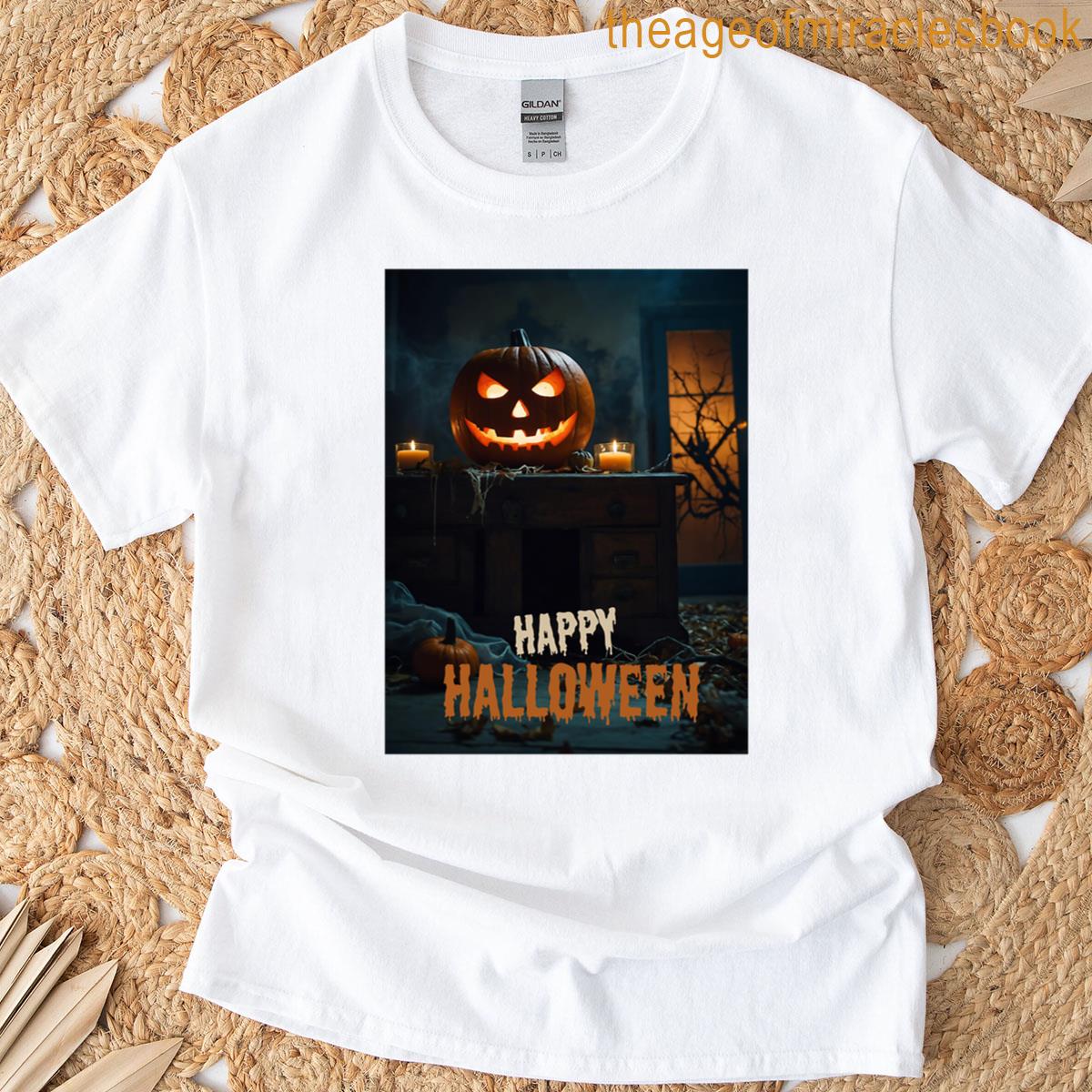 Moody Jack O Lantern Halloween T-shirt