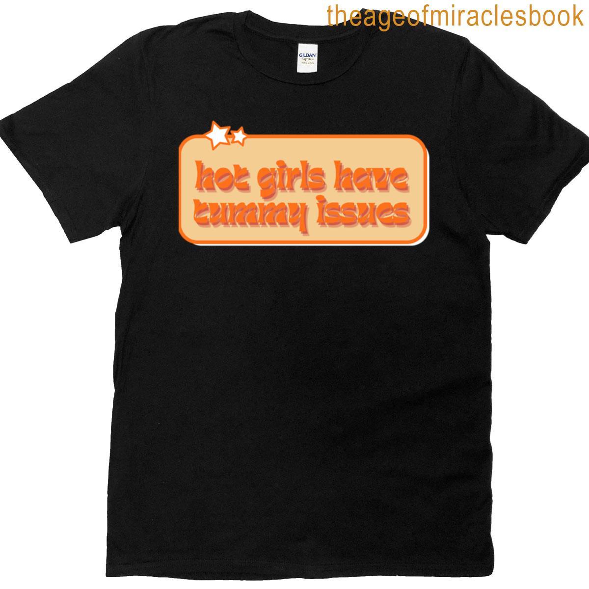 Orange Tummy Issues Oversized T-shirt