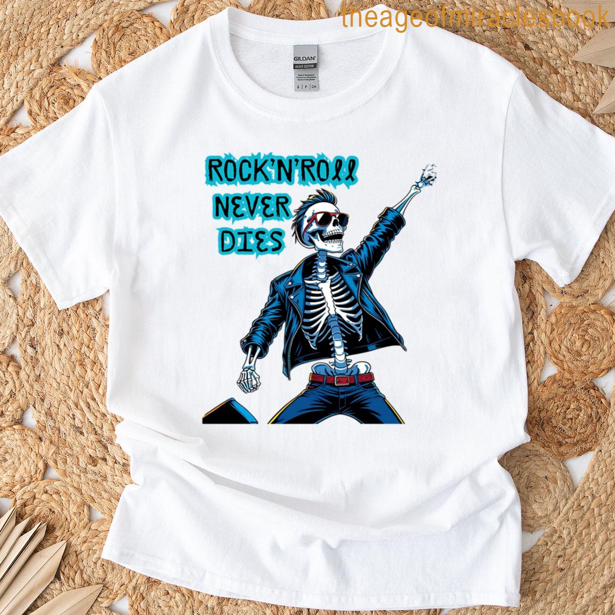 Rockroll Never Dies Oversized T-shirt