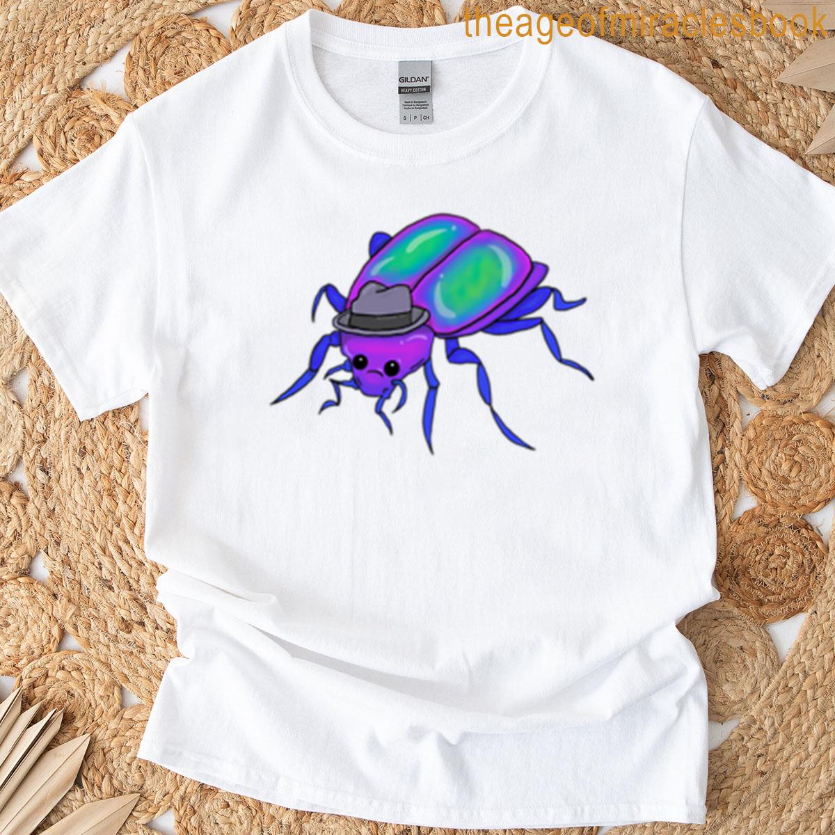 Scarab With Fedora T-shirt