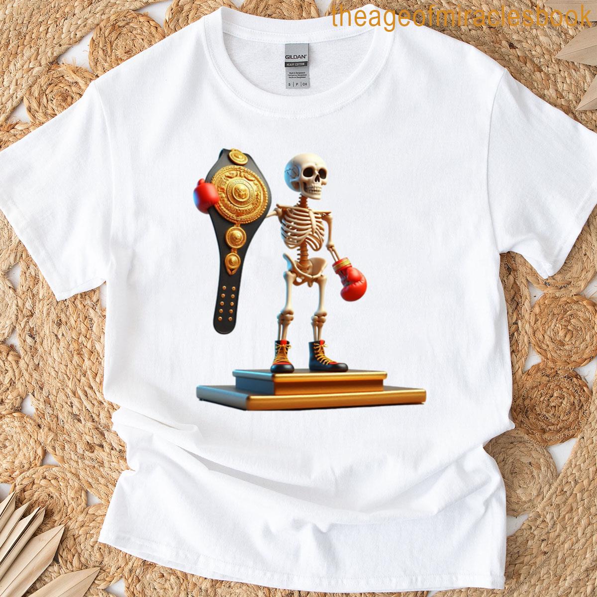 Skeleton Boxing Champion T-shirt