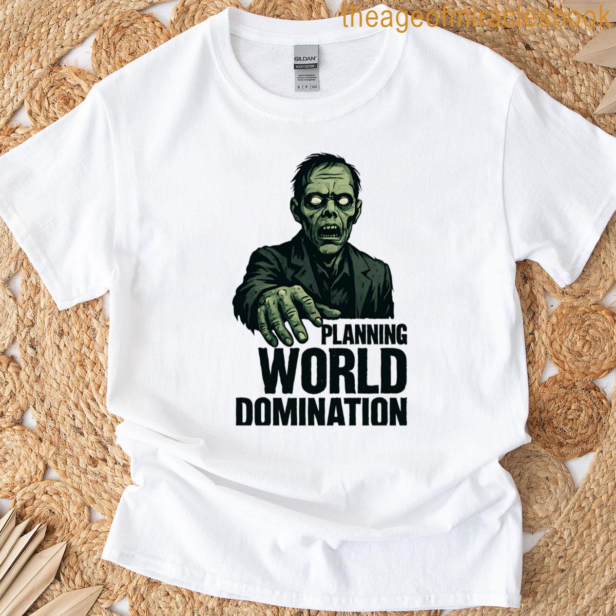 Zombie With Wine Glass T-shirt