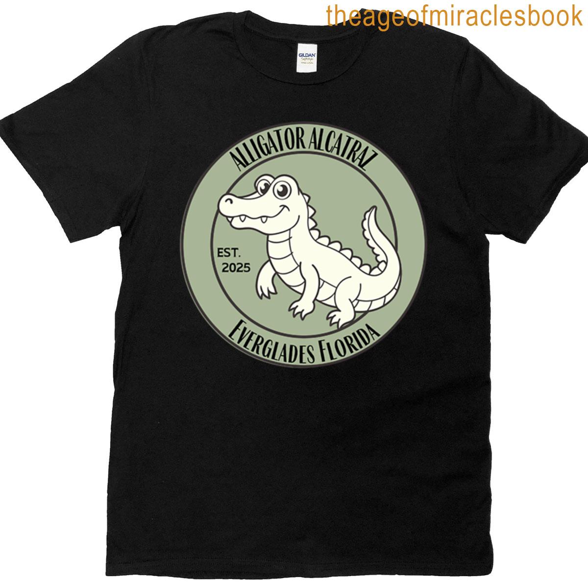 Alligator Alcatraz – Funny Design T-shirt