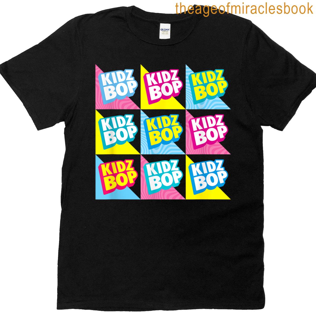 Colorful Kidz Bop Pattern T-shirt