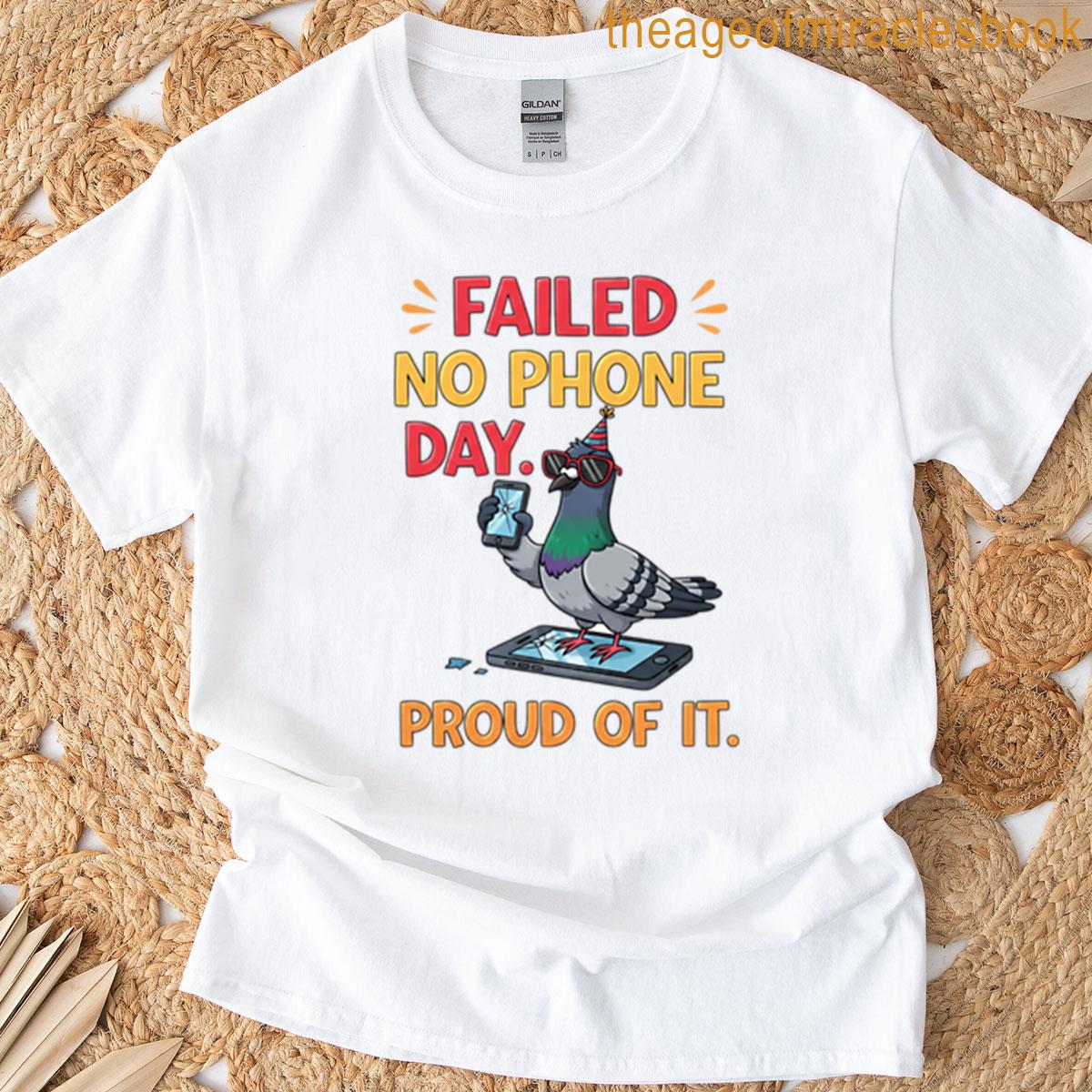 Failed No Phon Day Pigeon Oversized T-shirt
