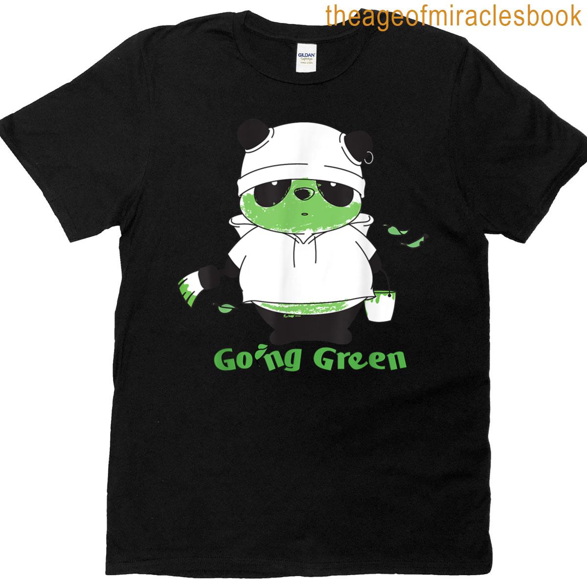 Going Green Panda T-shirt