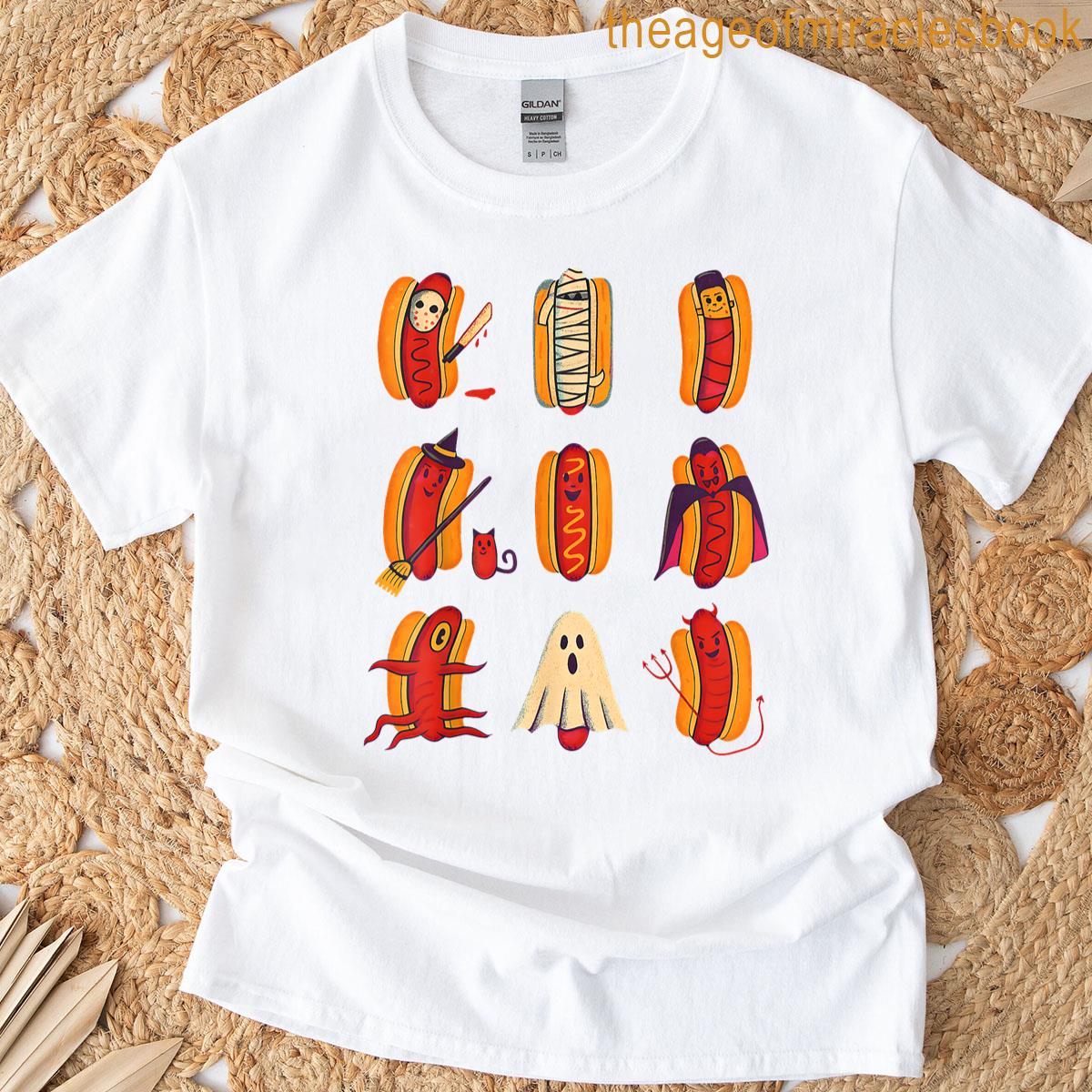 Halloween Halloweiners Summerween Hot Dog Summer T-shirt