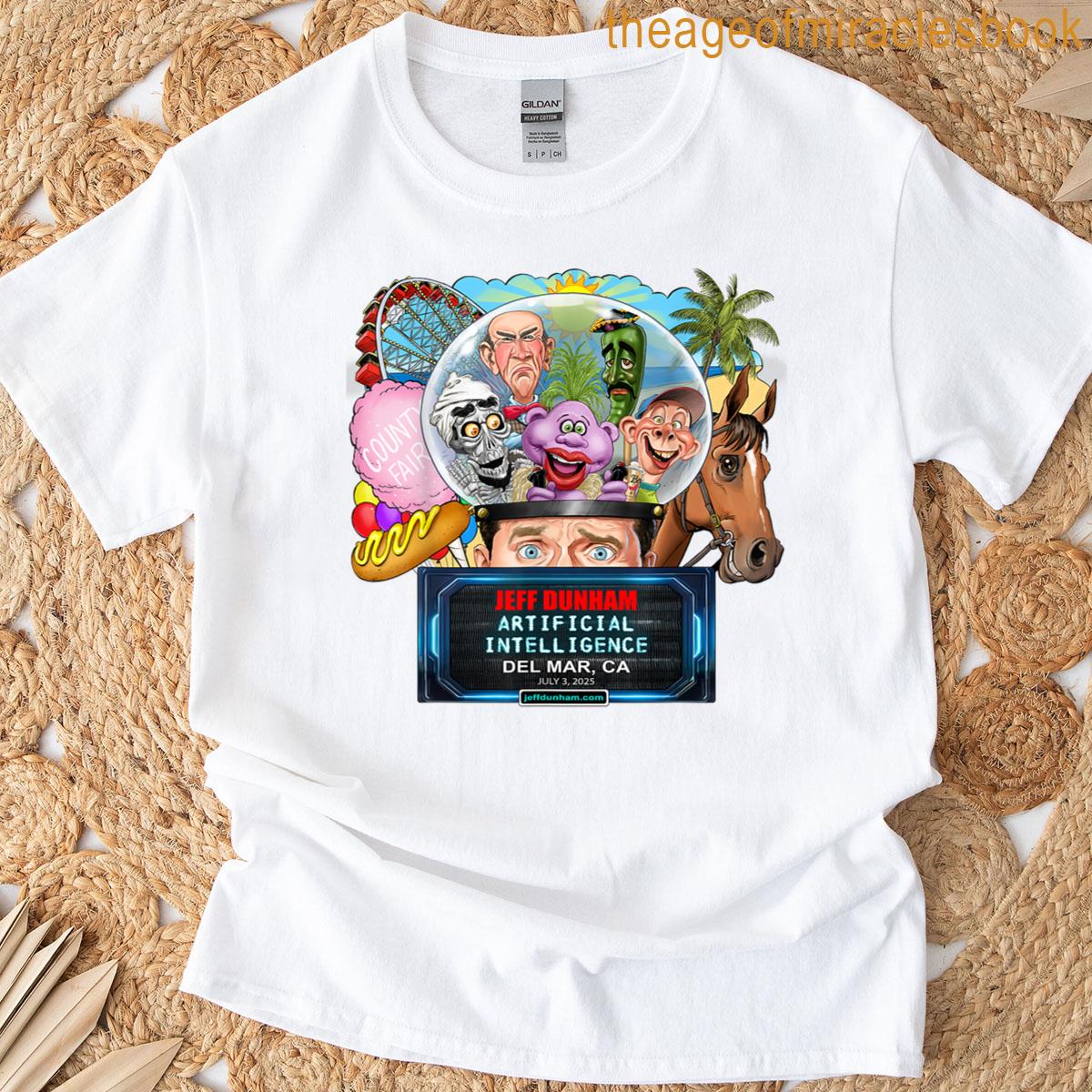 Jeff Dunham Del Mar Ca 2025 T-shirt