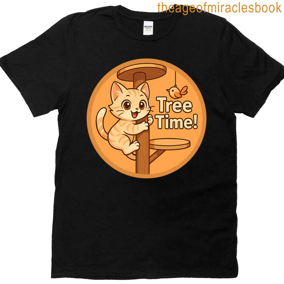 Tree Time Wooden Cat Tree T-shirt