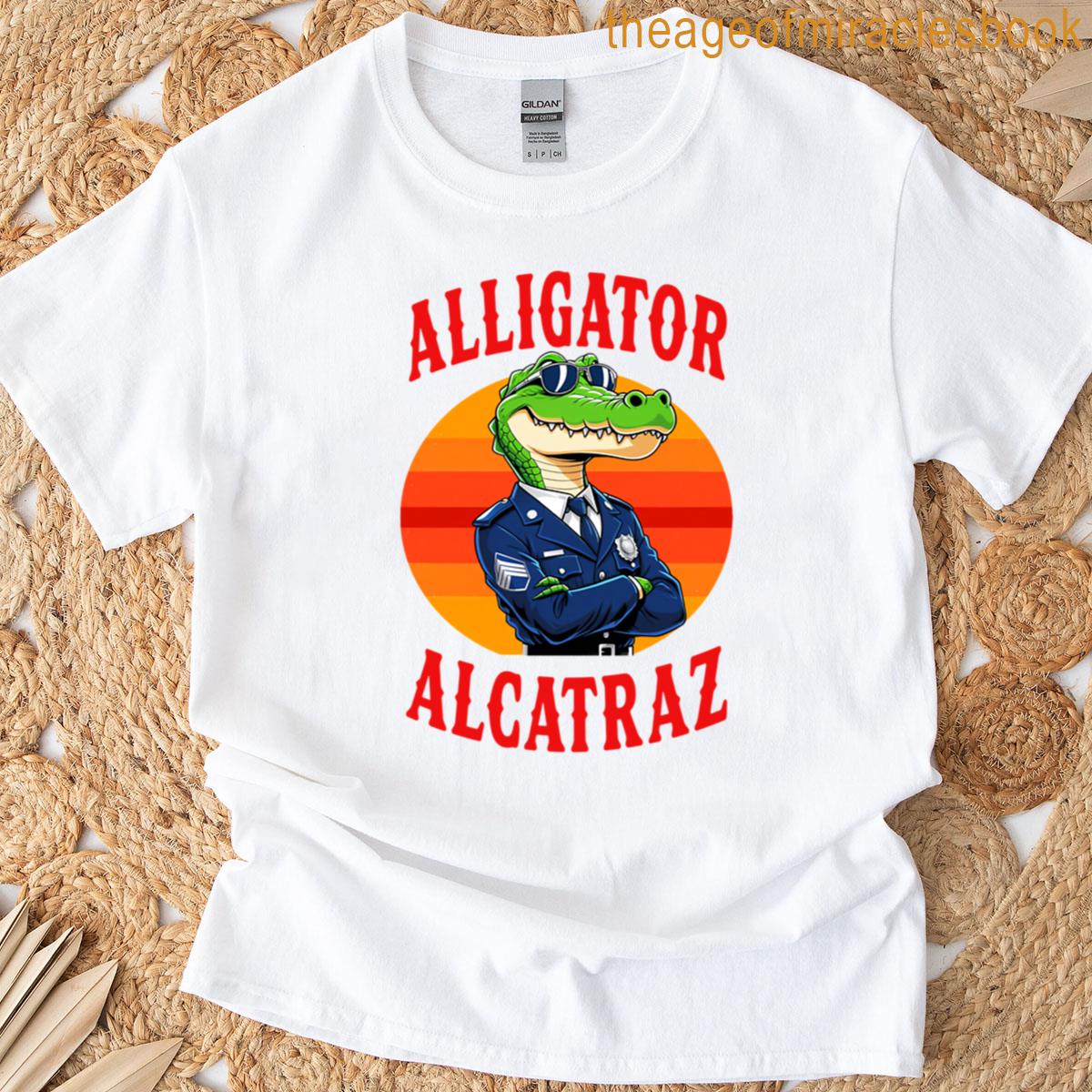 Alligator Alcatraz Prison 8 Oversized T-shirt