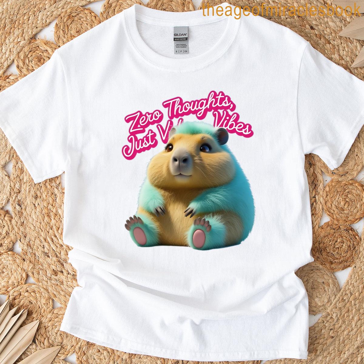 Chill Capybara With Relaxing Vibes T-shirt