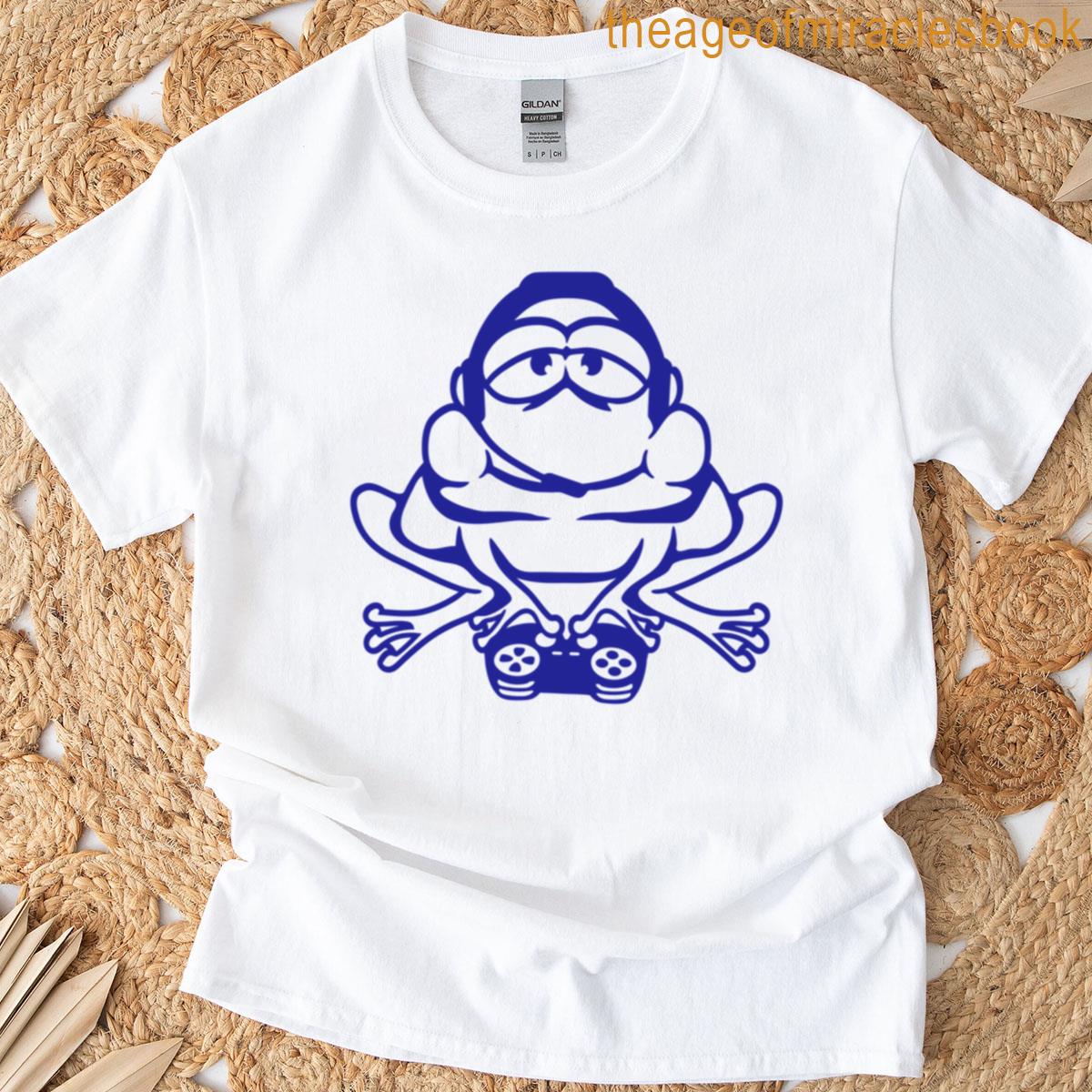 Frog Gamer Headset Voice Chat Pc Gaming Console T-shirt