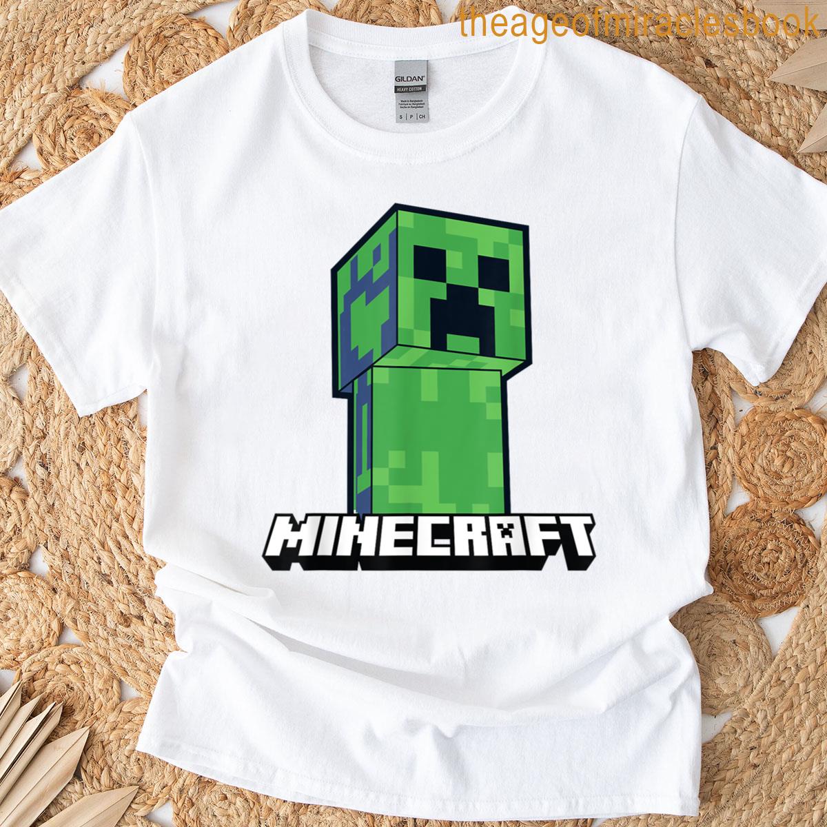 Minecraft Big Creeper Face T-shirt