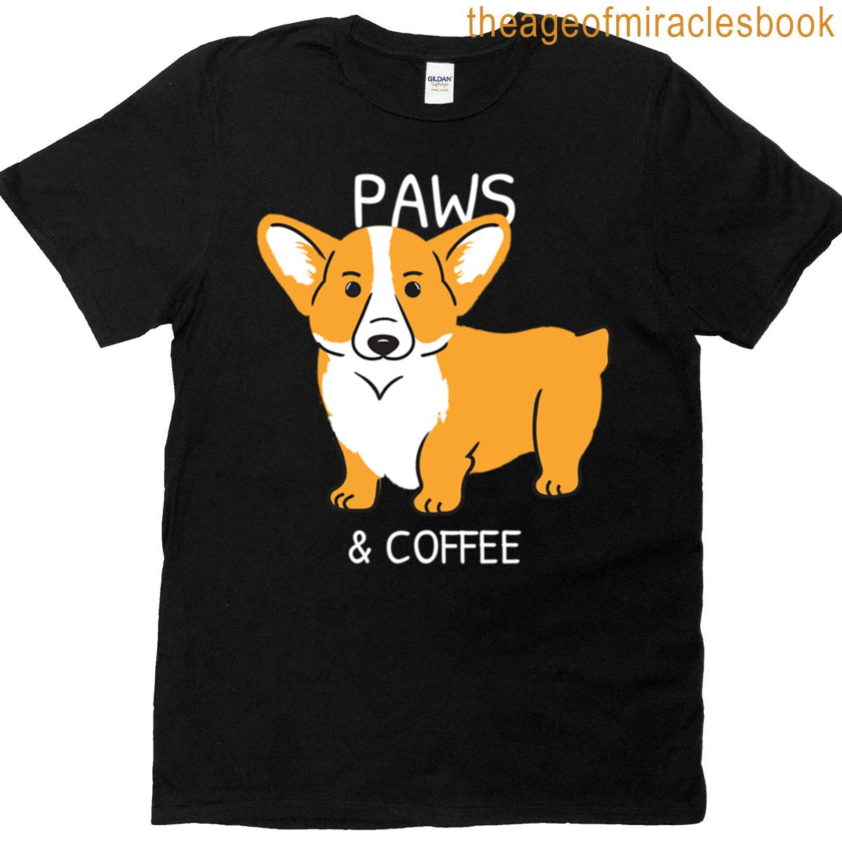 Paws Coffee Cutest Dog T-shirt