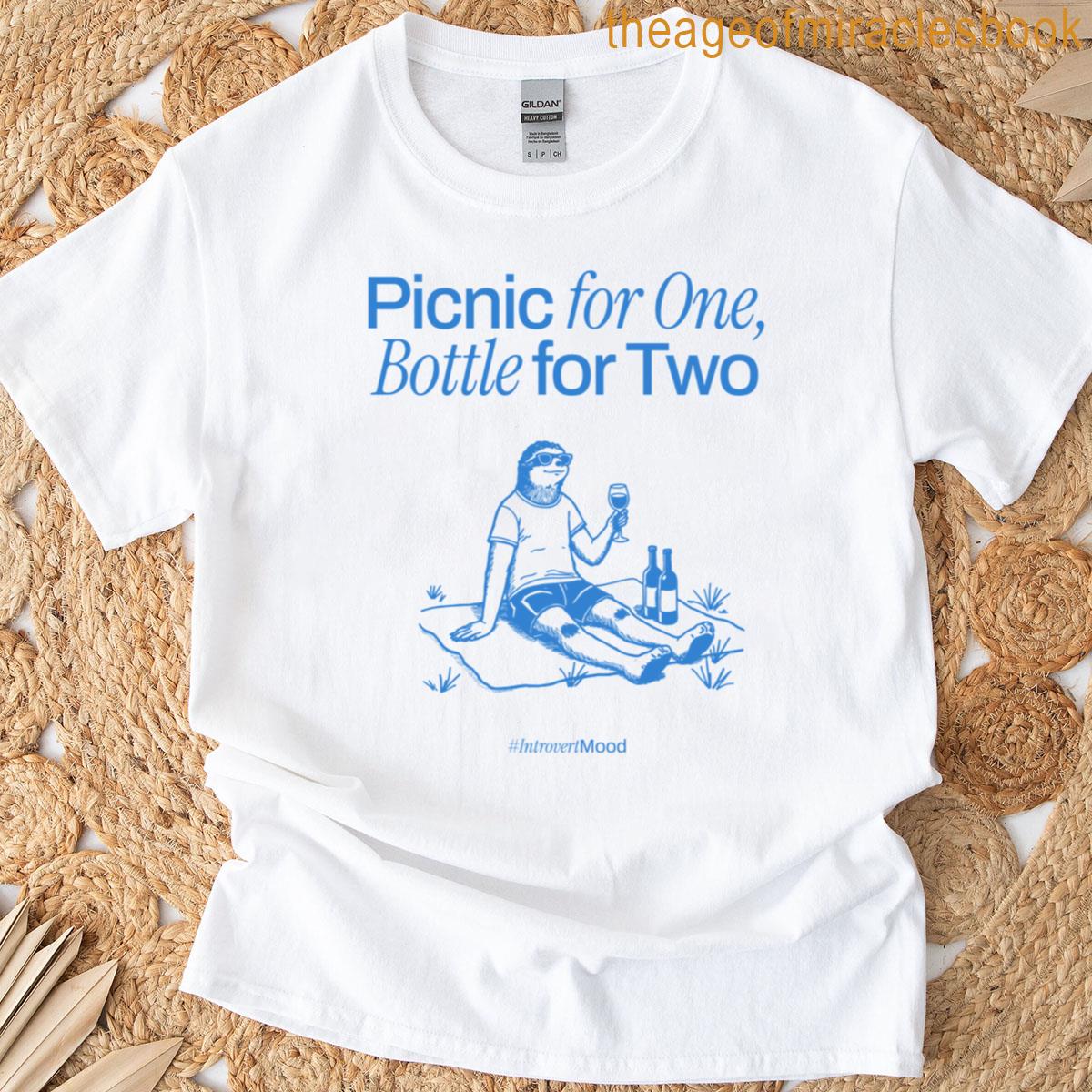 Picnic For One Bottle For Two T-shirt