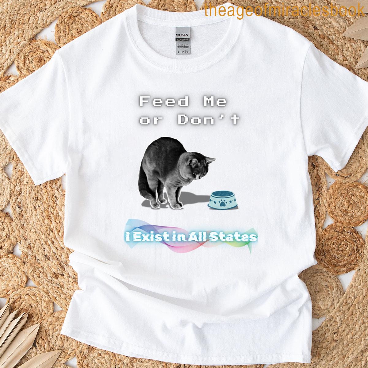 Schrdingers Cat Quantum Humor T-shirt