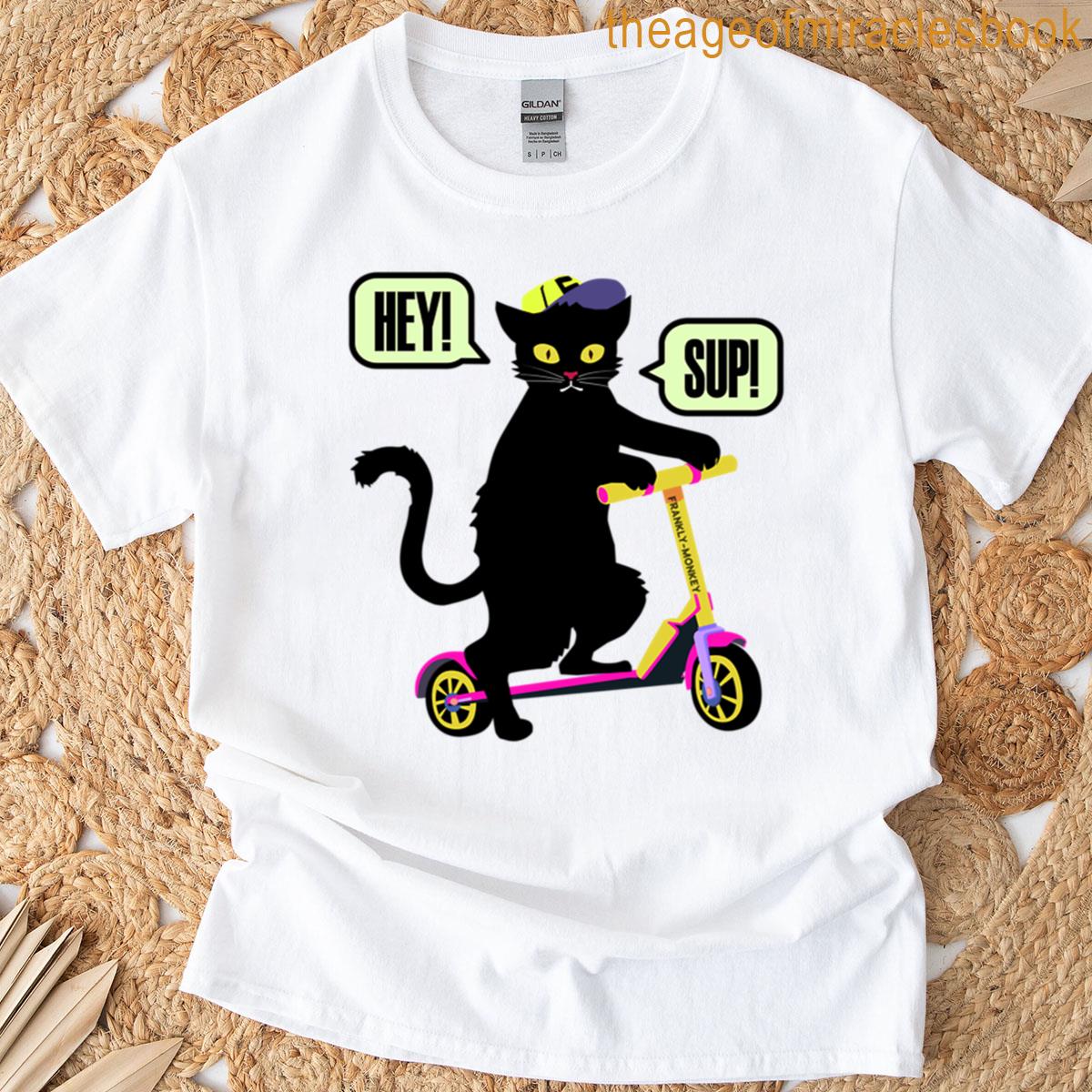 Sup Cat Talk To The Tail Oversized T-shirt