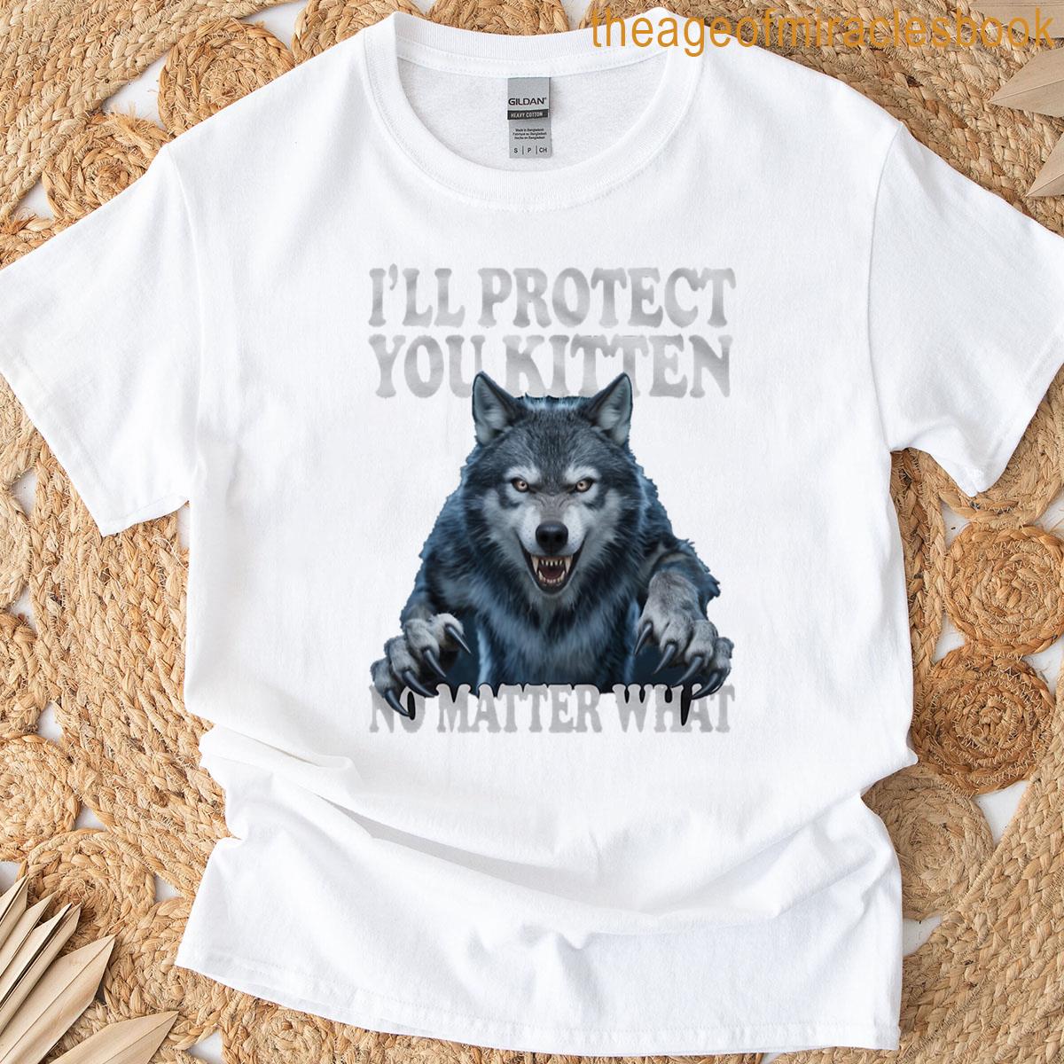 Wolf Meme Kitten T-shirt