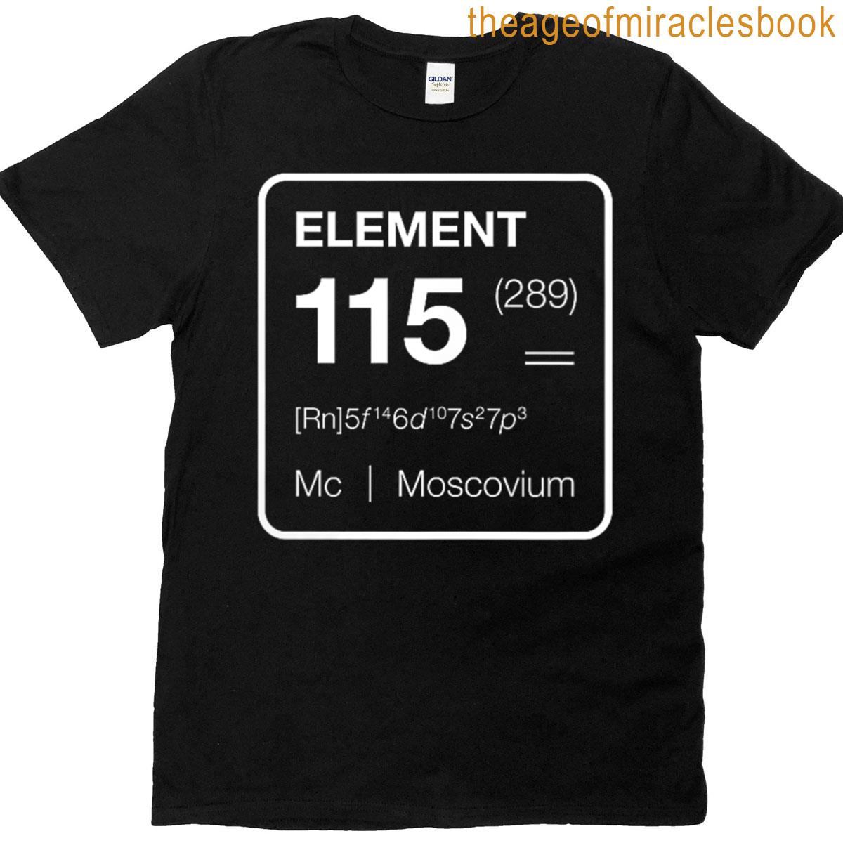 Womens Element 115 Periodic Table Design T-shirt