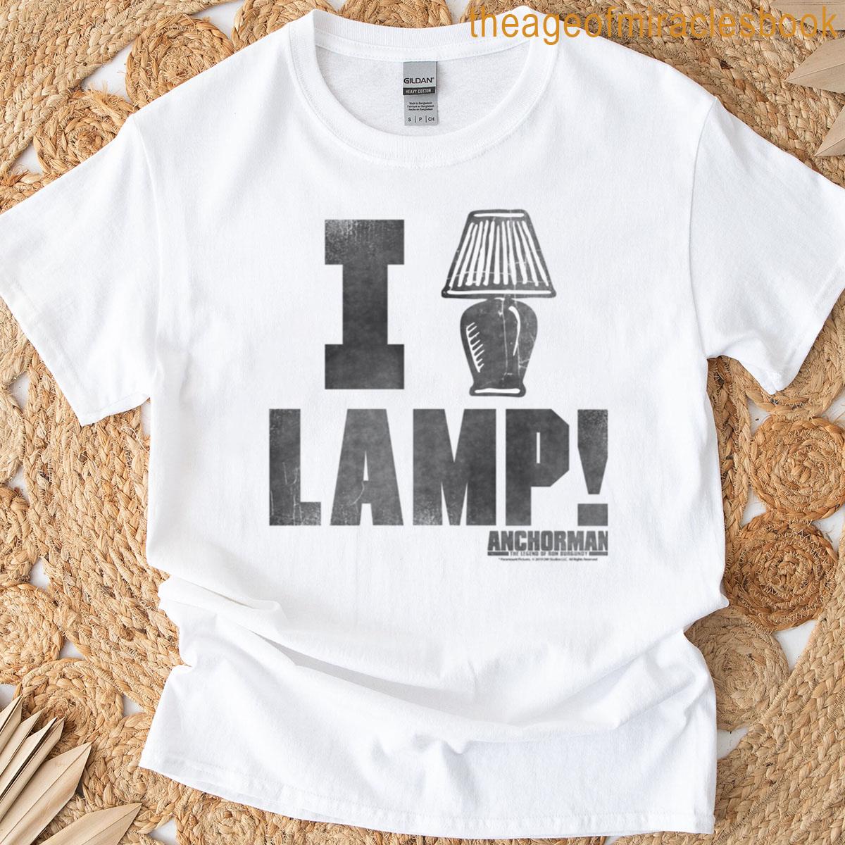 Anchorman Lamp Title Logo T-shirt