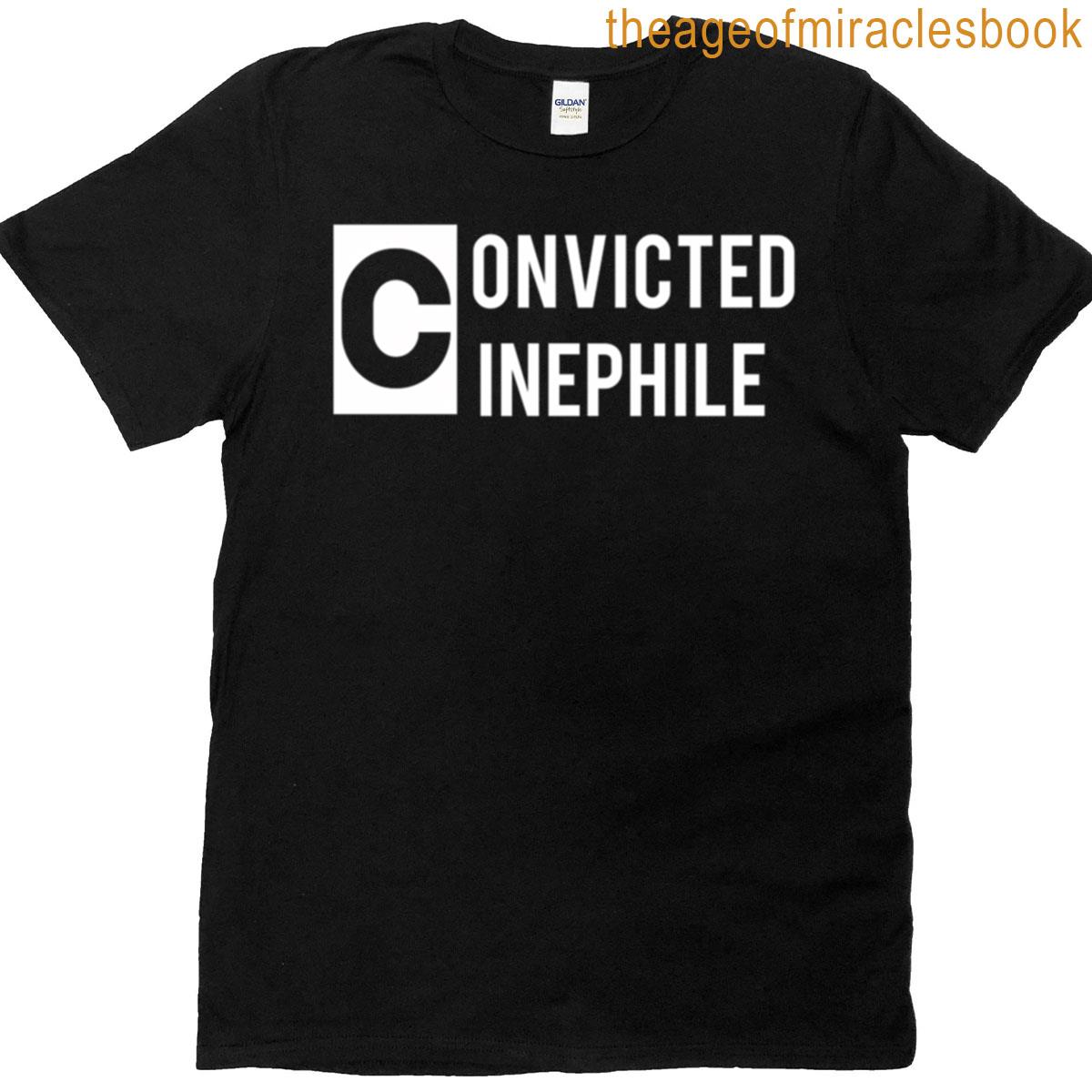Convicted Cinephile Logo White T-shirt