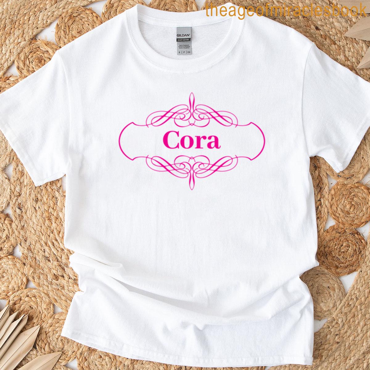 Cora Name Pink T-shirt