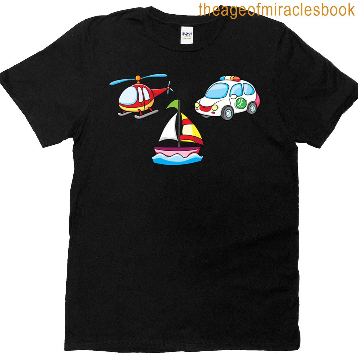 Cute Vehicles For Toddlers T-shirt
