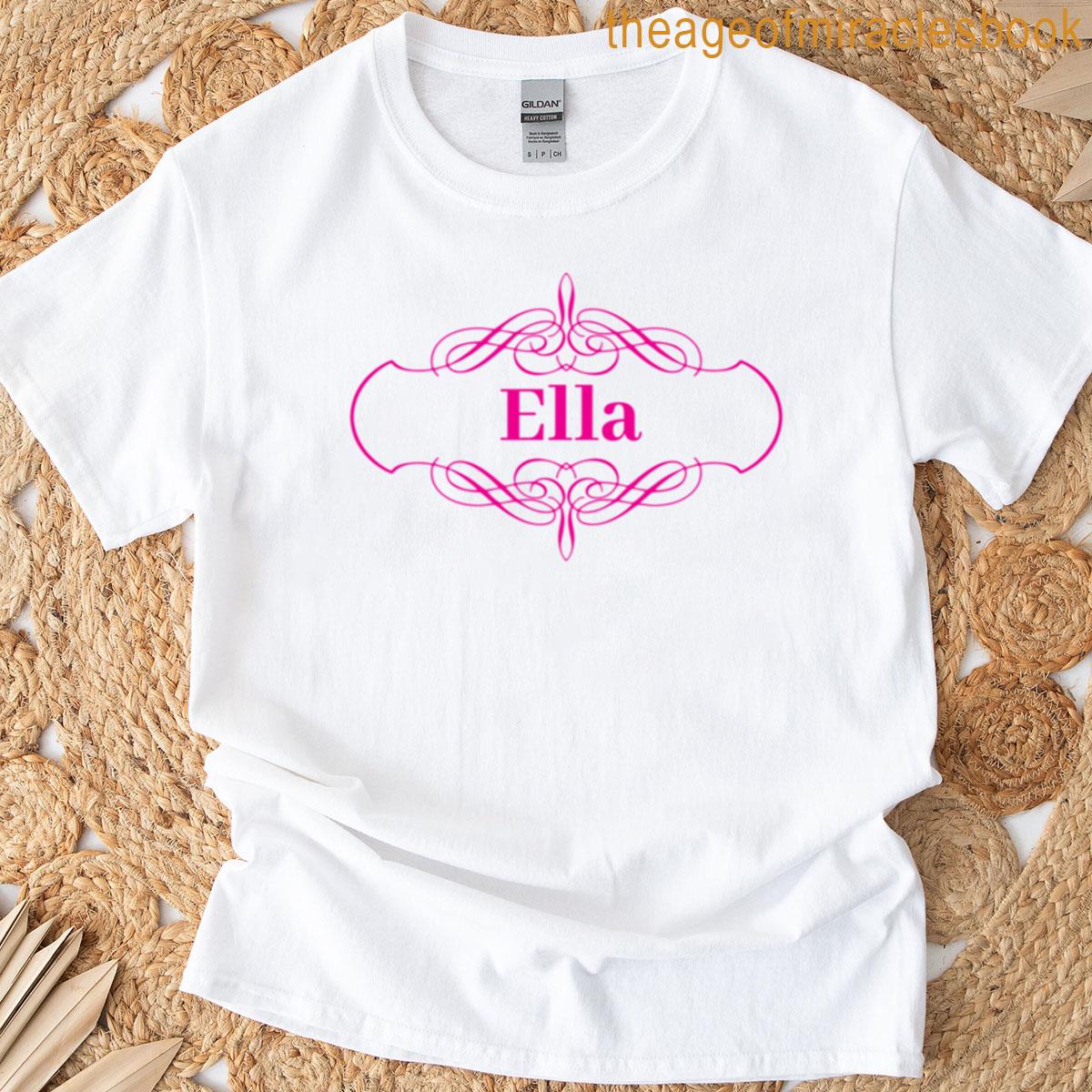 Ella Name Pink T-shirt