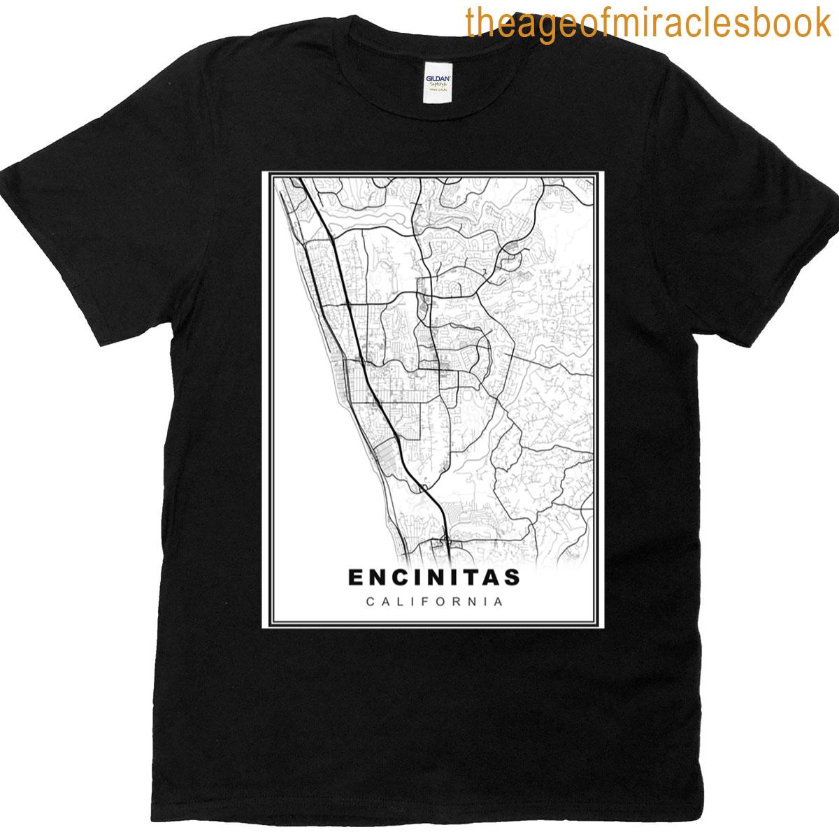 Encinitas Map T-shirt