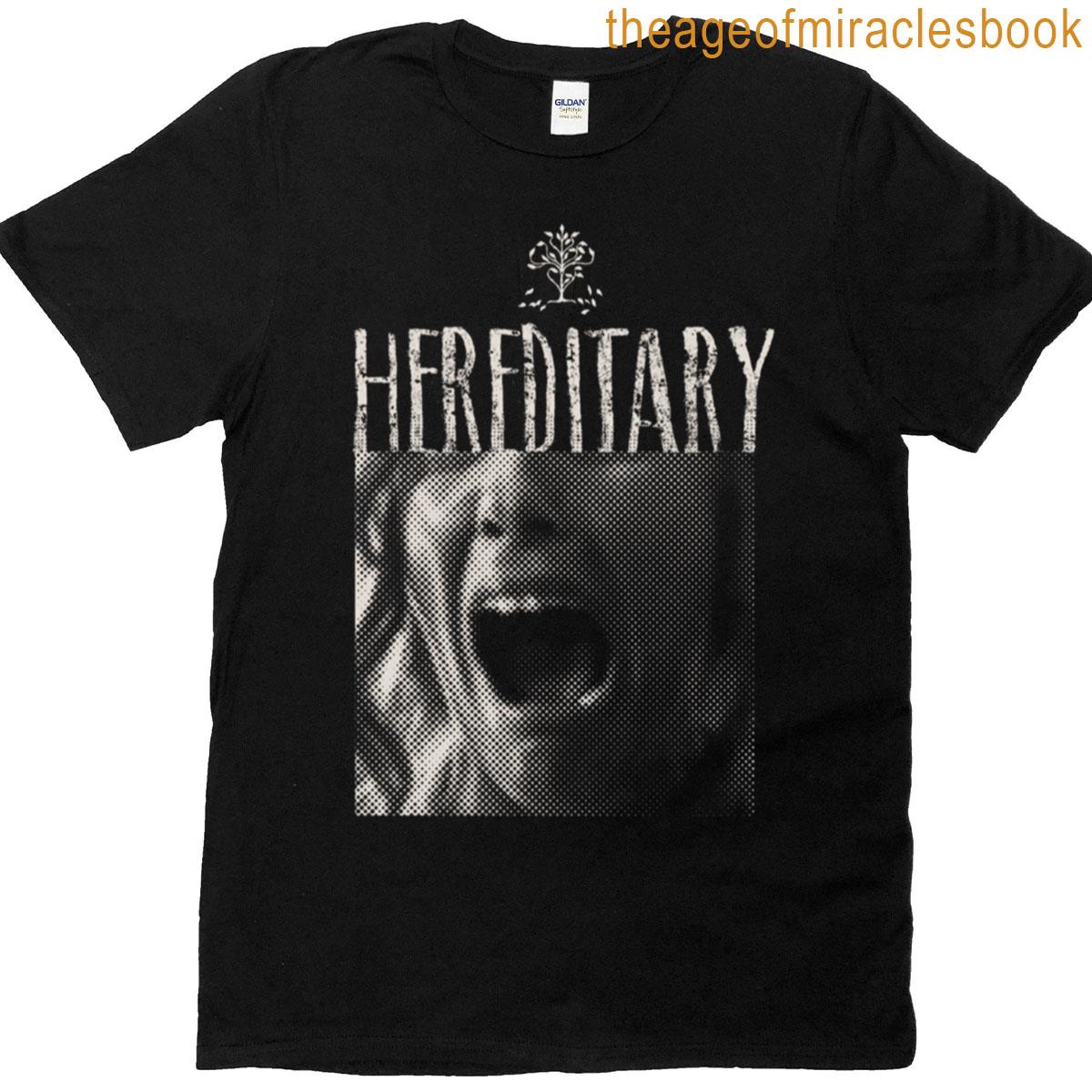 Hereditary Horror Scream Halftone T-shirt