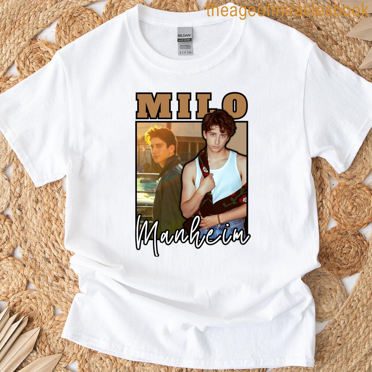 Milo Manheim Actor White Version T-shirt