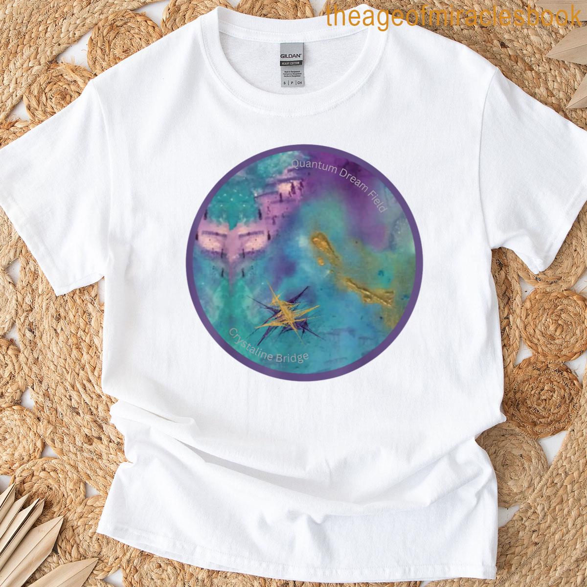 Quantum Dream Field Crystalline Bridge Activation T-shirt
