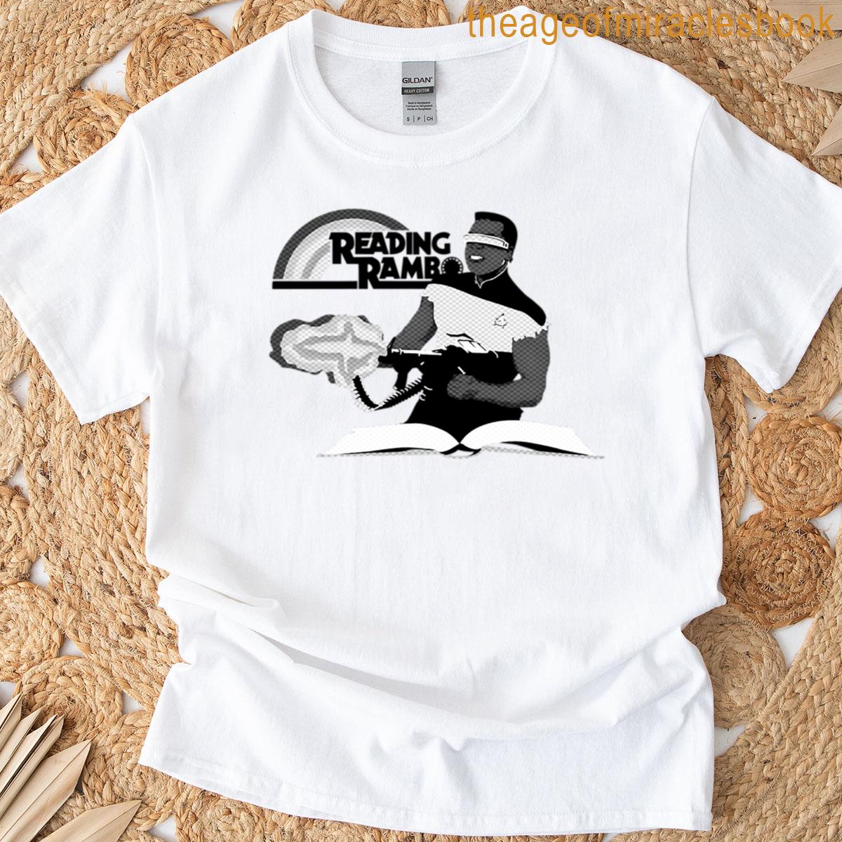 Reading Rambo – Reading Rainbow T-shirt
