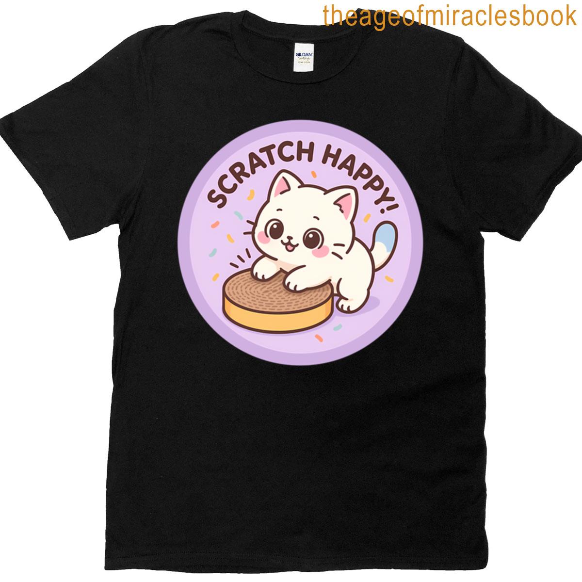 Scratch Happy Cat Scratcher T-shirt
