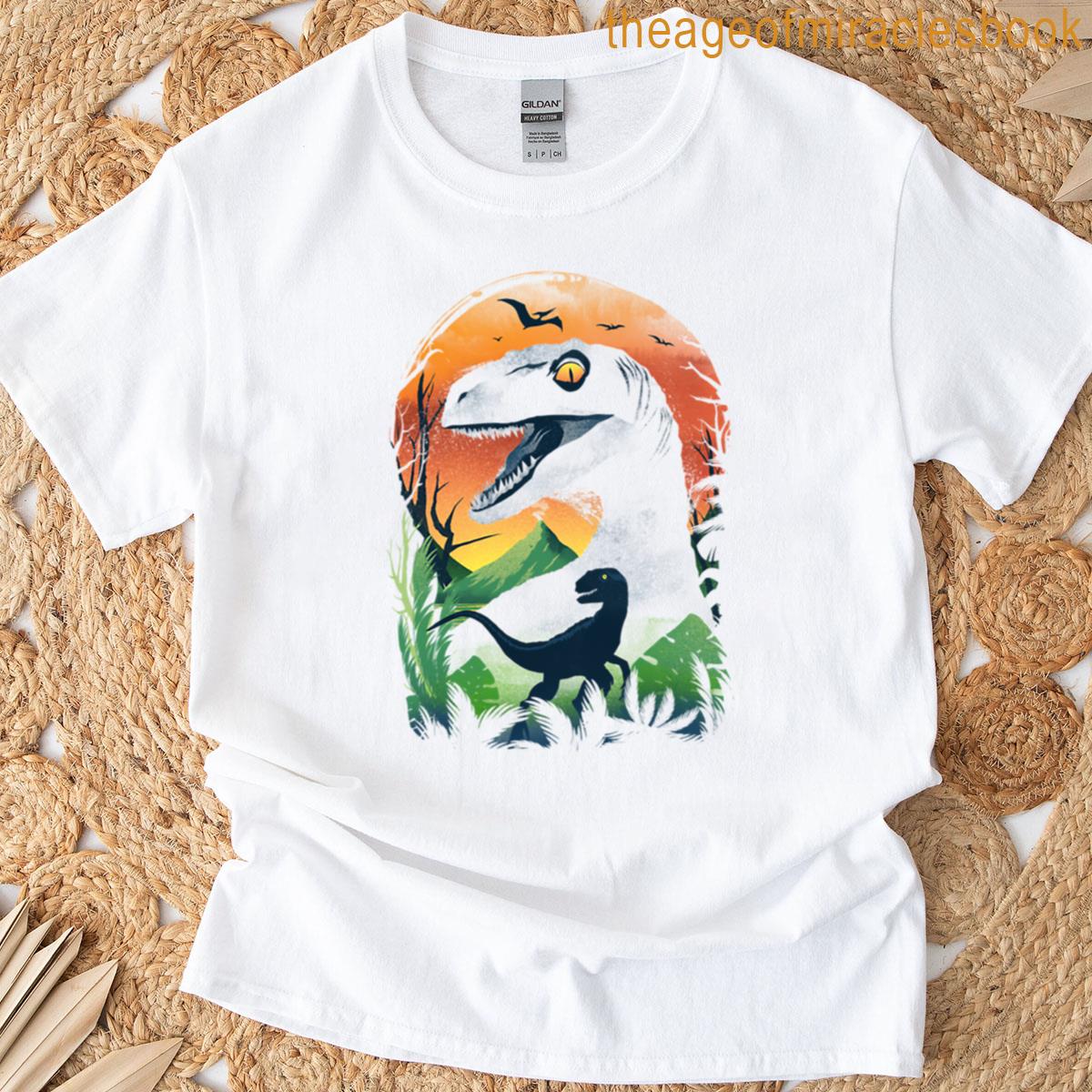 Ukiyo Velociraptor T-shirt