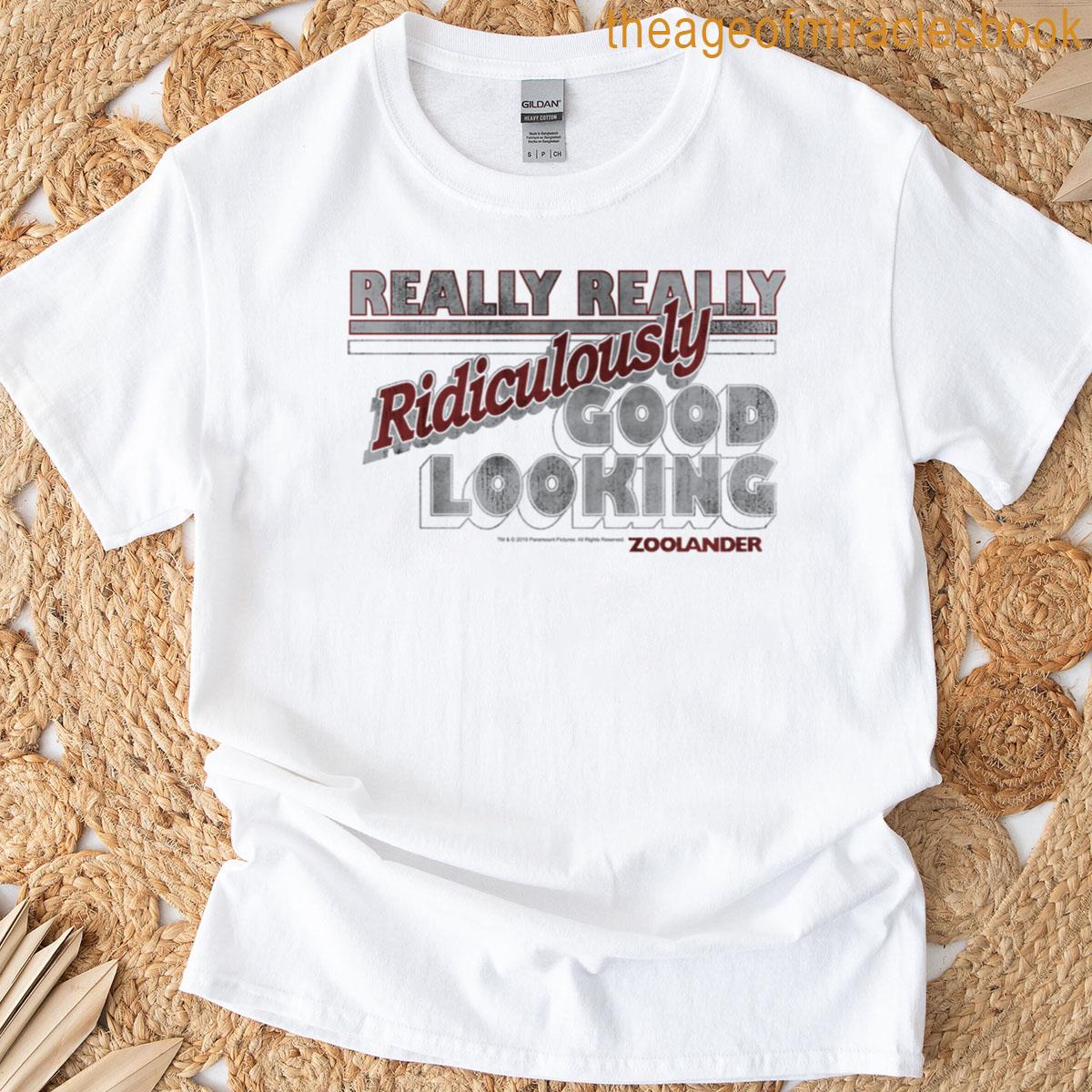 Zoolander Really Ridiculously Good Looking Title Logo T-shirt