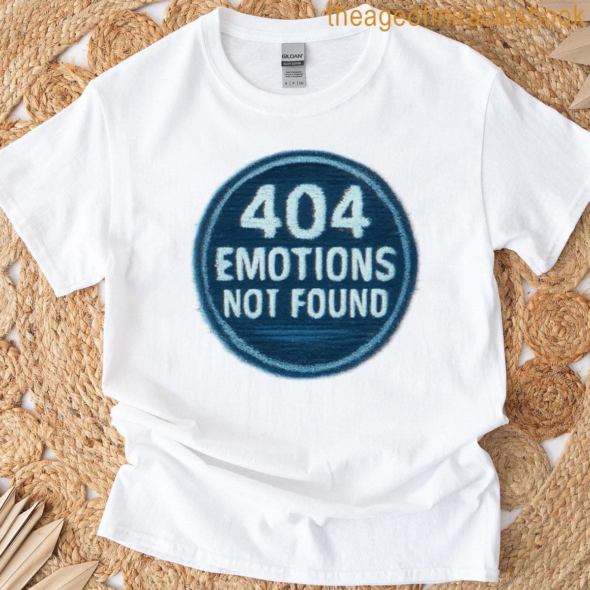 404 Emotions Not Found Oversized T-shirt