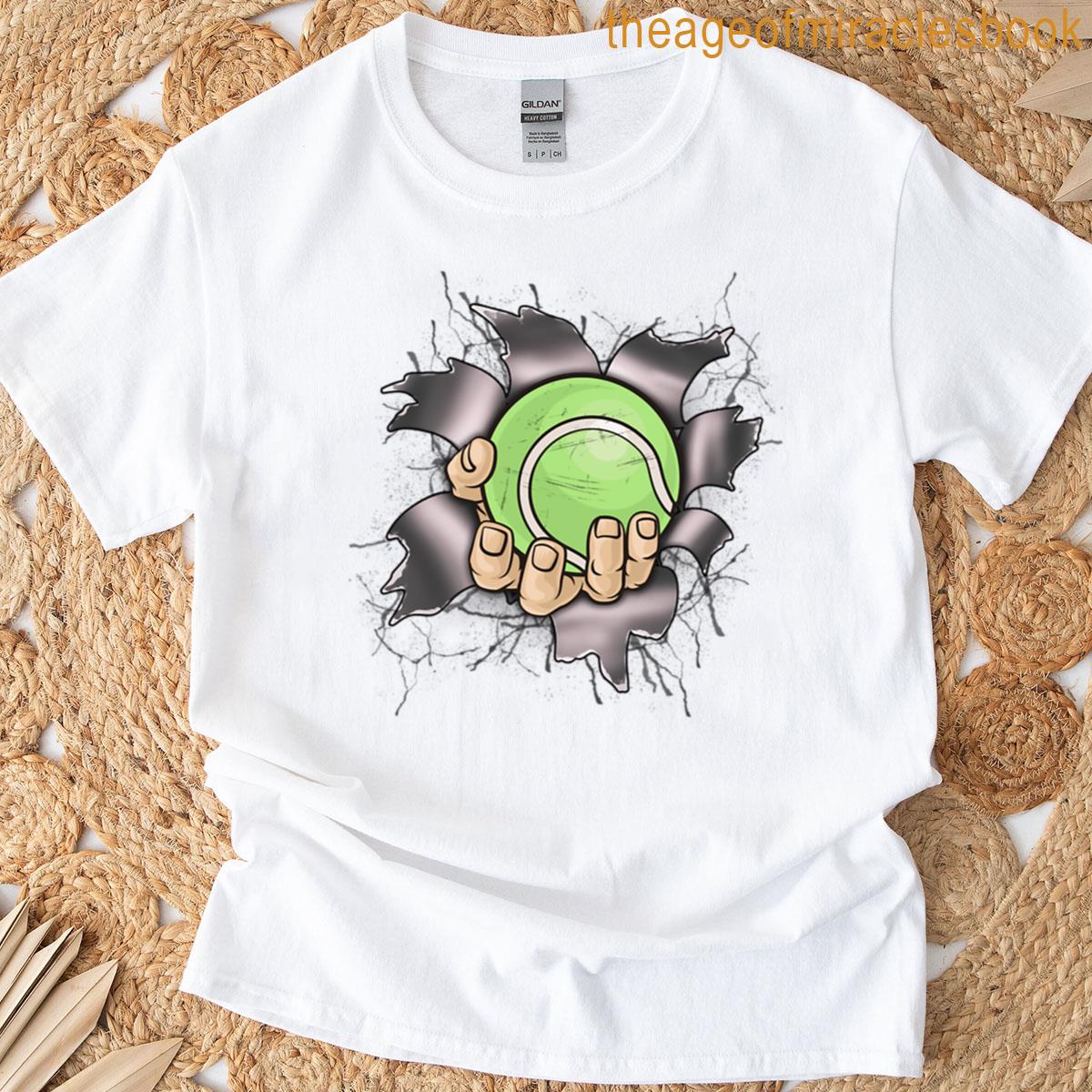 A Strong Clash With Tennis Oversized T-shirt