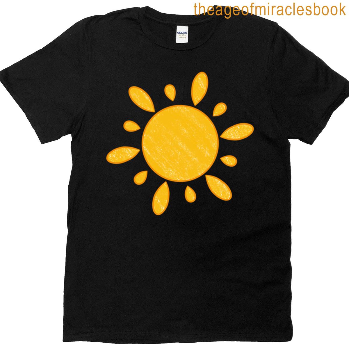 Chalk Yellow Sun Oversized T-shirt