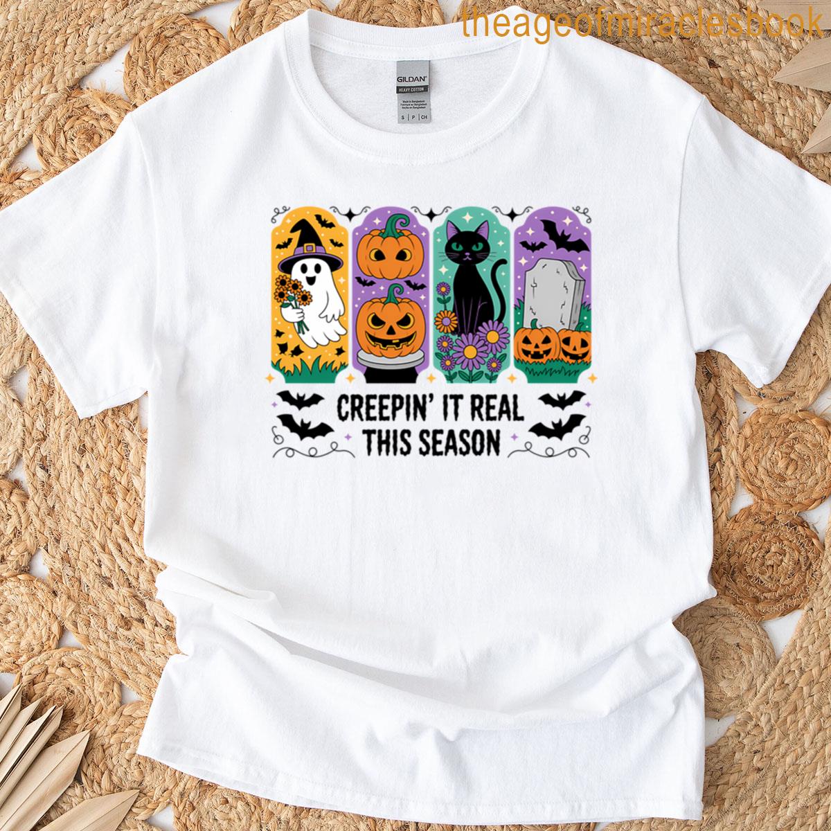 Creepin It Real Halloween Time T-shirt