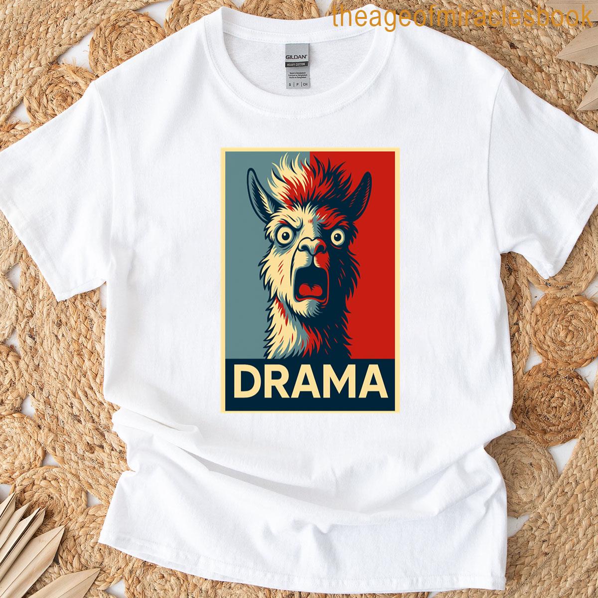 Drama Llama Pop Art Poster T-shirt