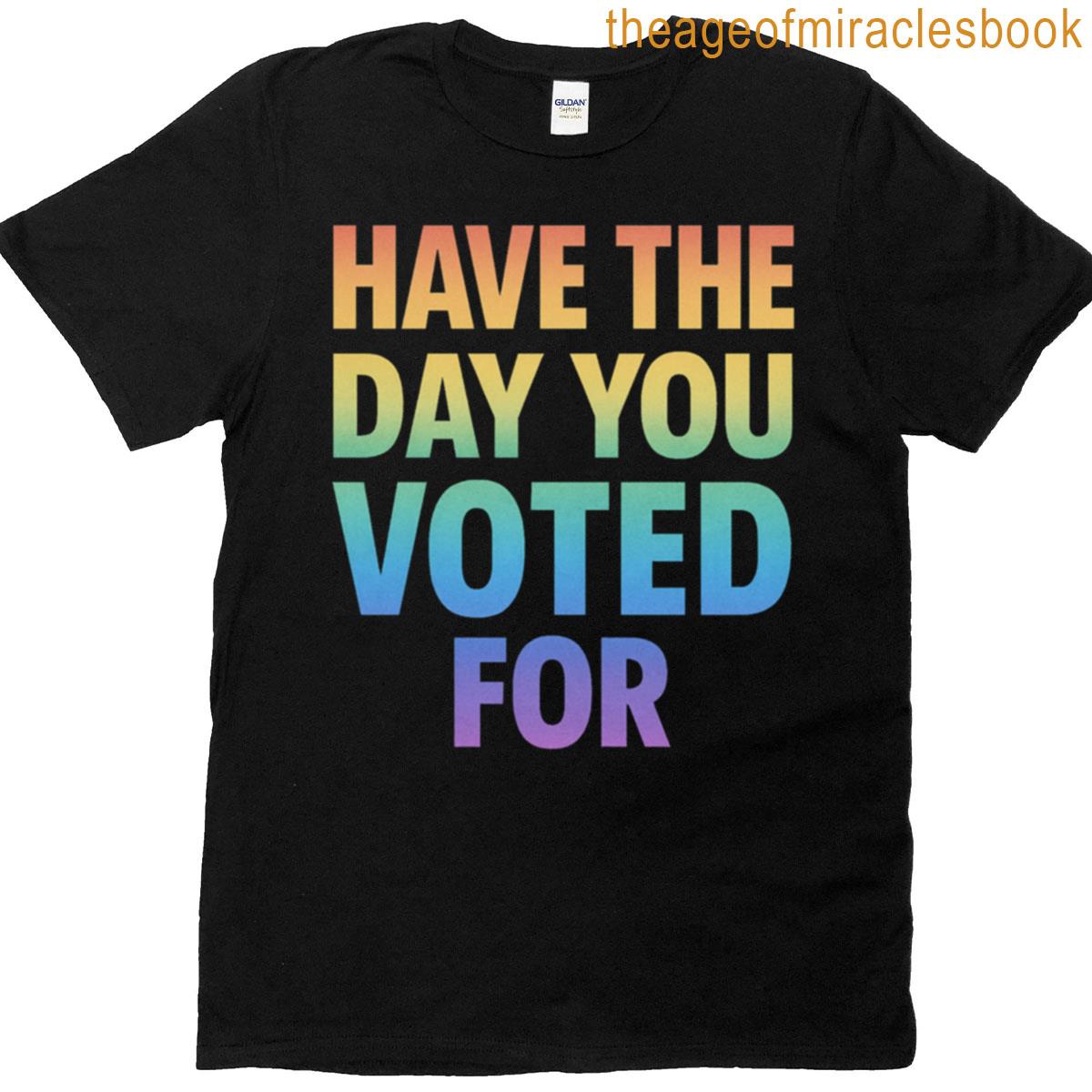 Gradient Political Statement Tee T-shirt