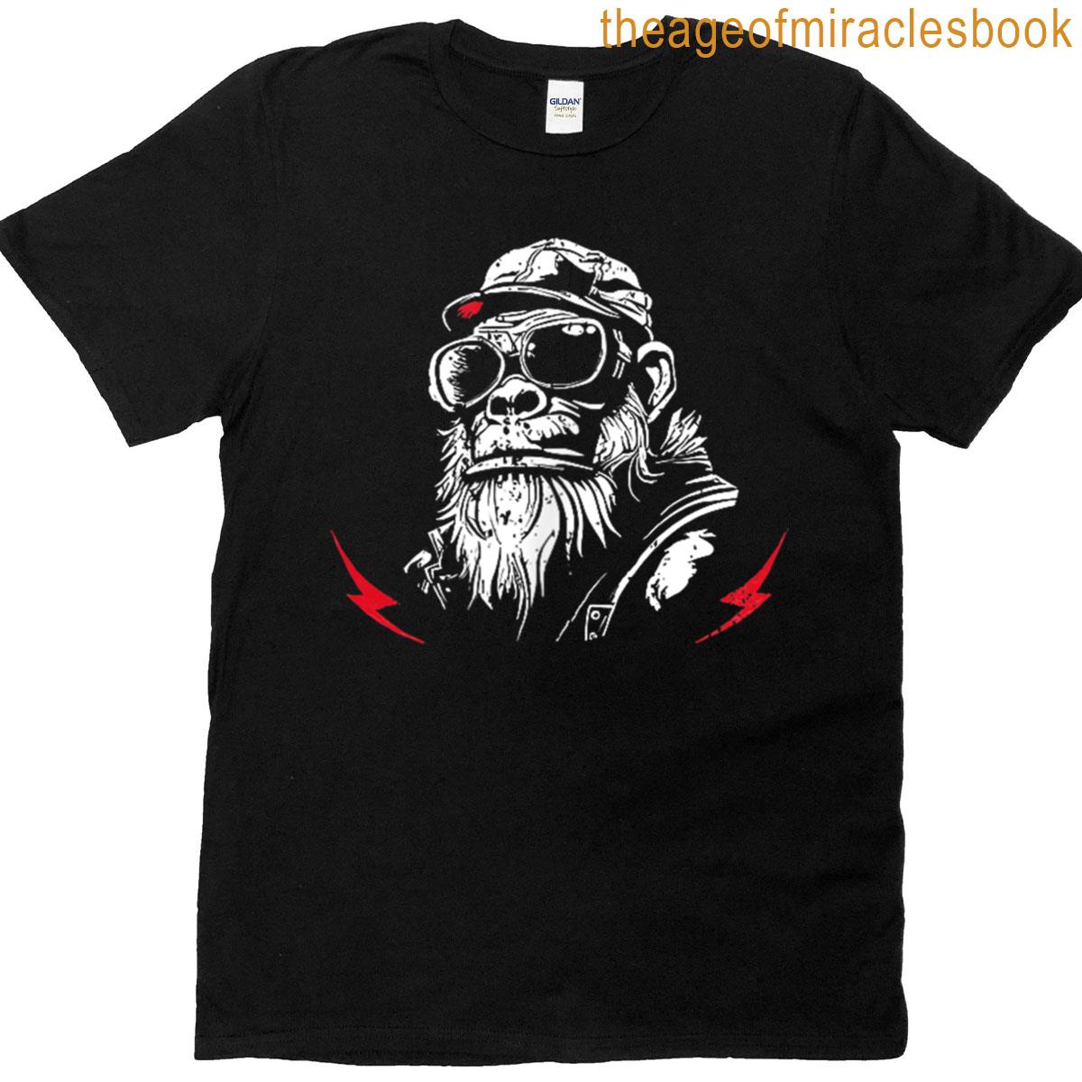 I Dont Have The Time Or Crayons Funny Monkey 2 Sides T-shirt