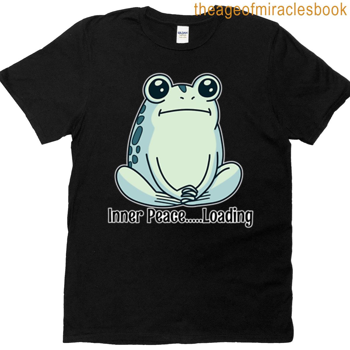 Inner Peace Loading Toad Frog T-shirt