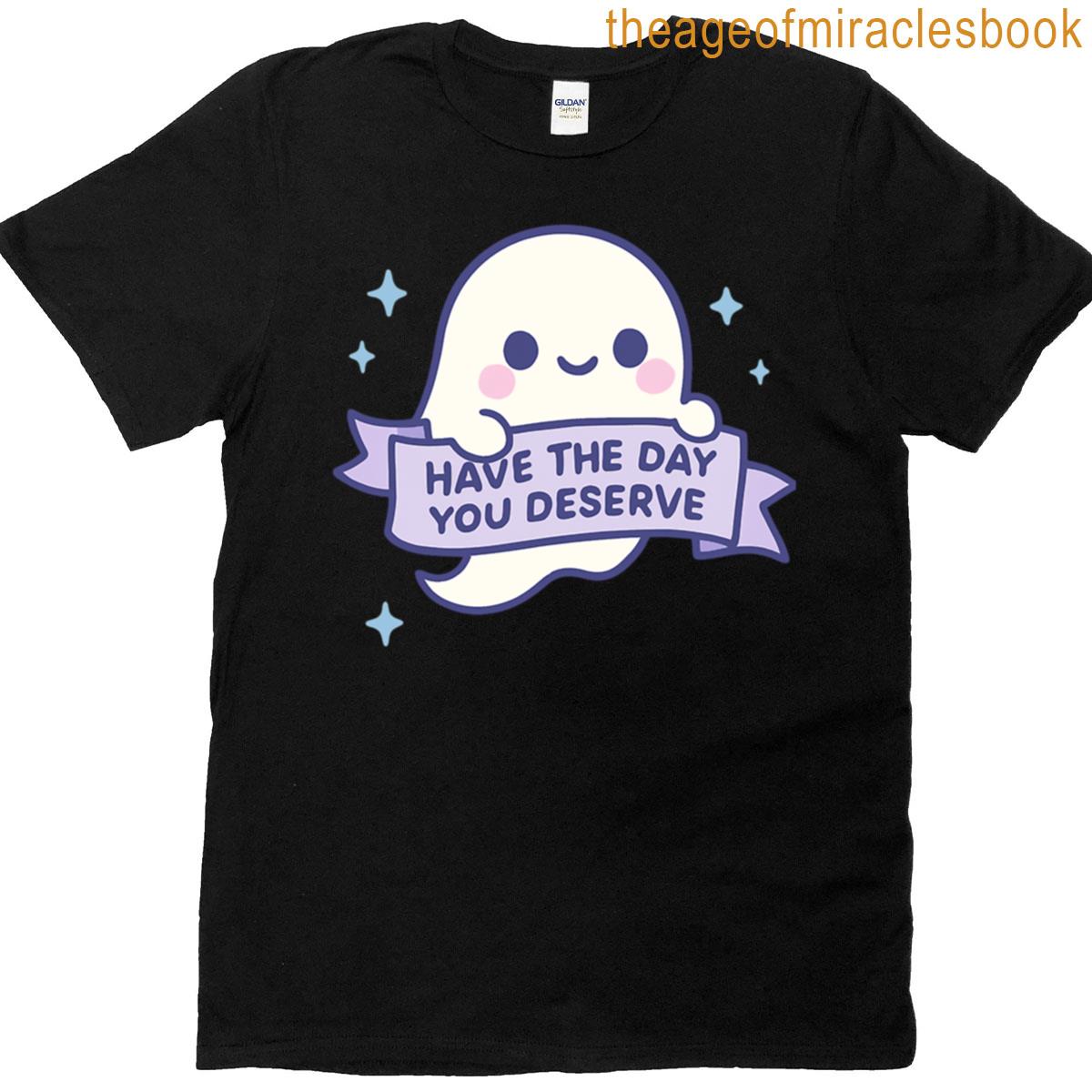 Kawaii Ghost Day Quote T-shirt